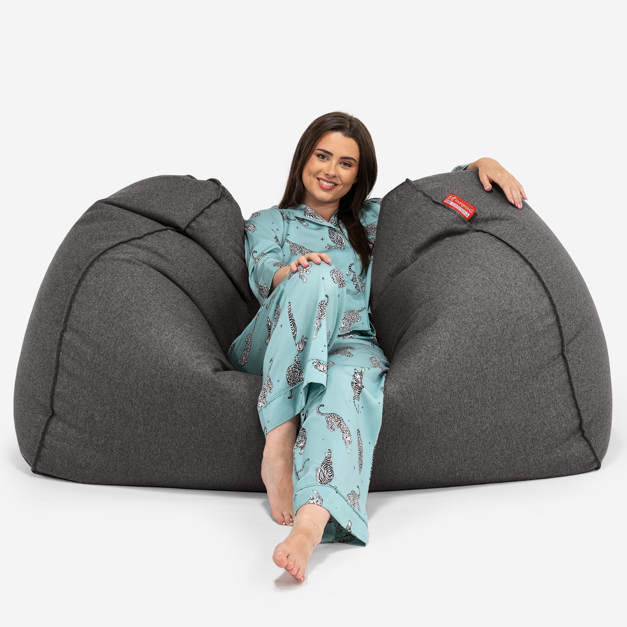 Riesen Sitzsack Couch Ersatz Bezug - Interalli Wolle - Image 2