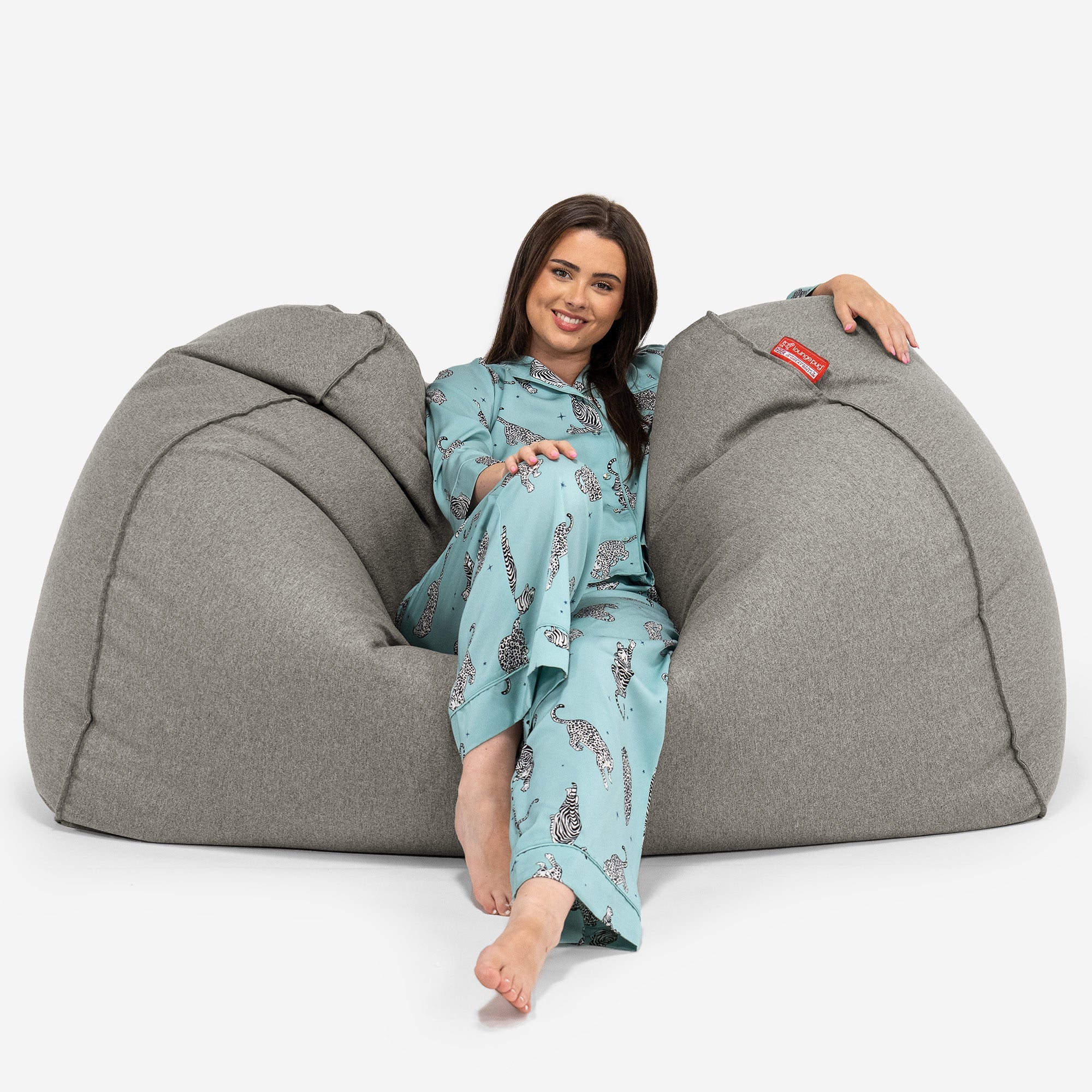 Riesen Sitzsack Couch Ersatz Bezug - Interalli Wolle - Image 3