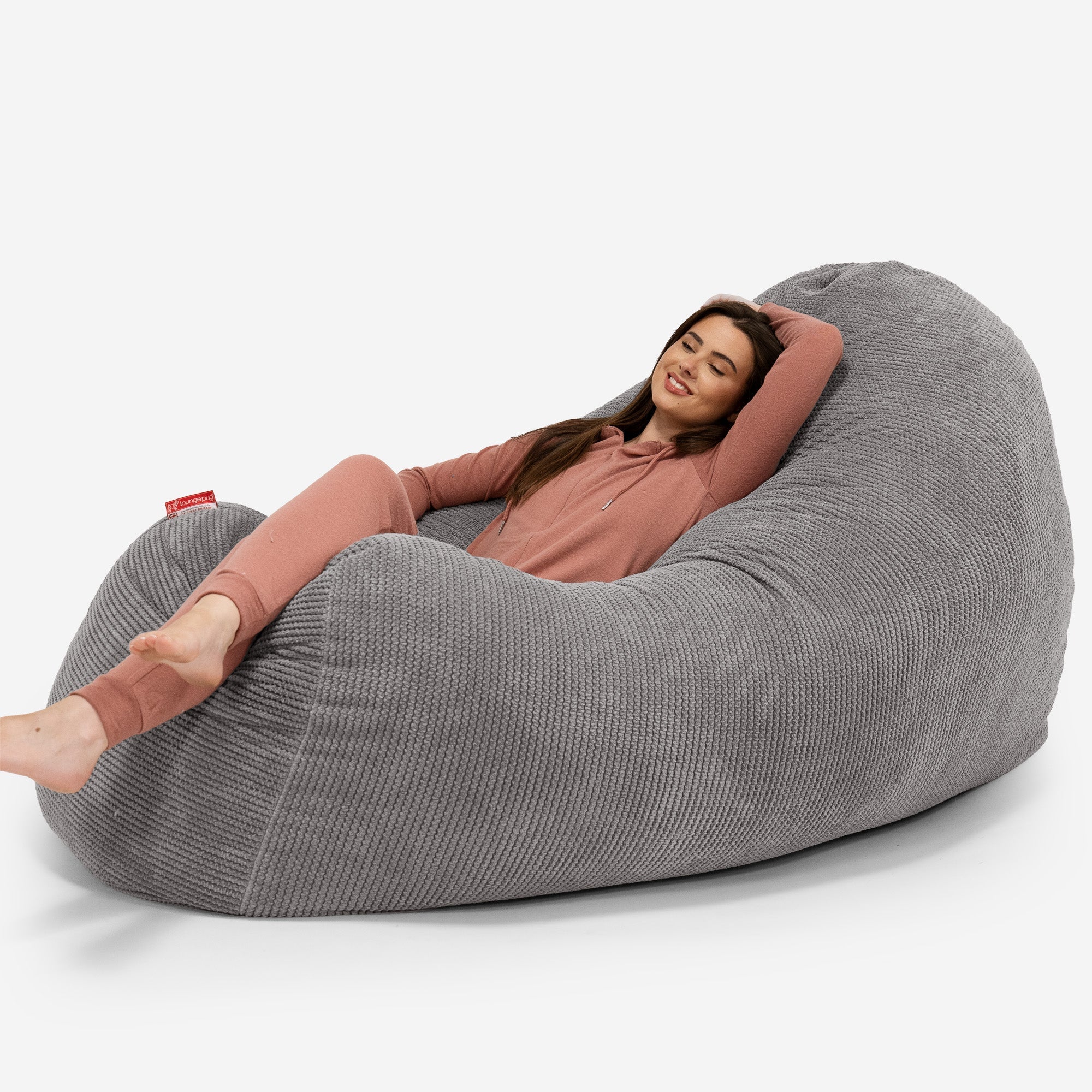 Riesen Sitzsack Couch Ersatz Bezug - Pom-Pom - Image 2