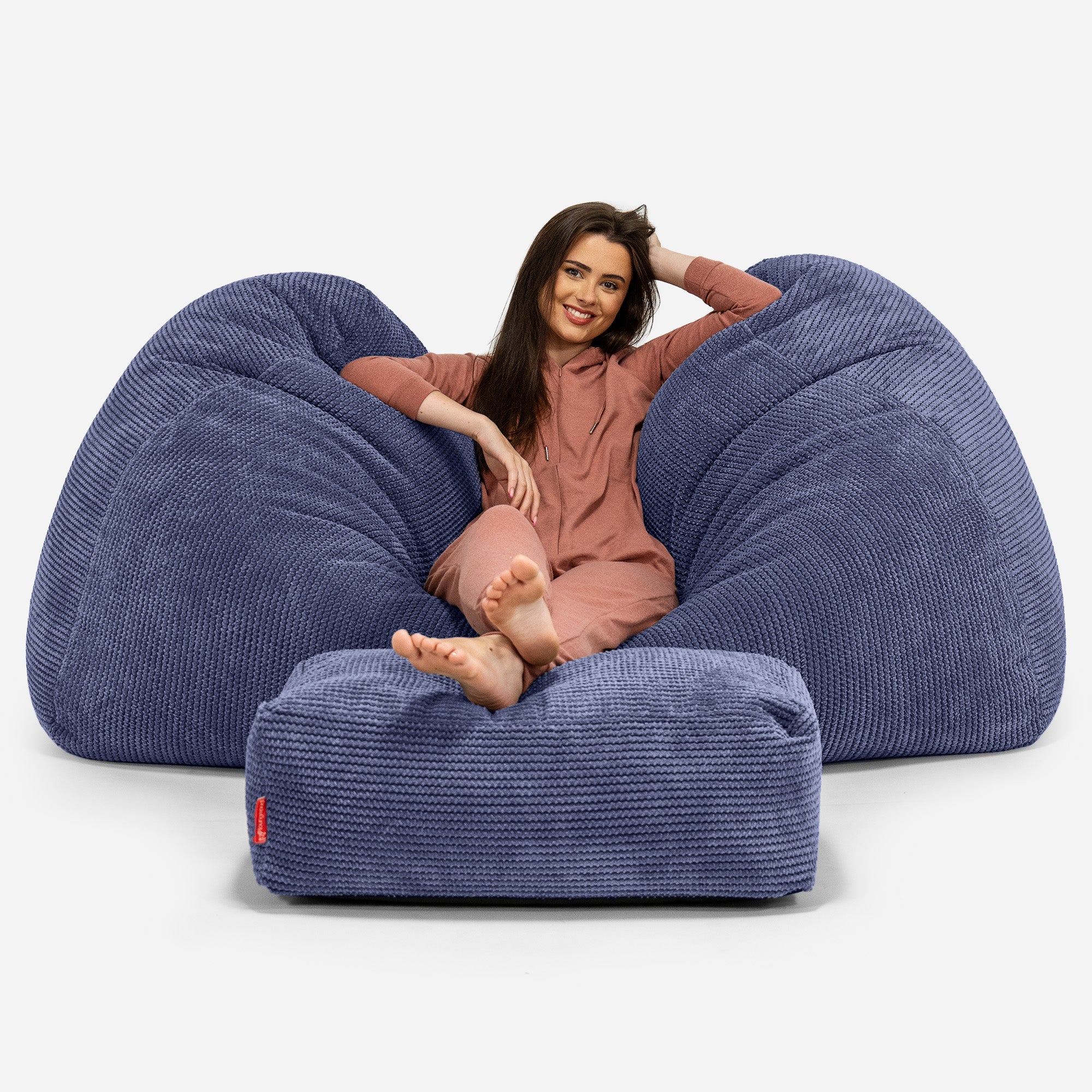Riesen Sitzsack Couch - Pom-Pom Lila - Image 2