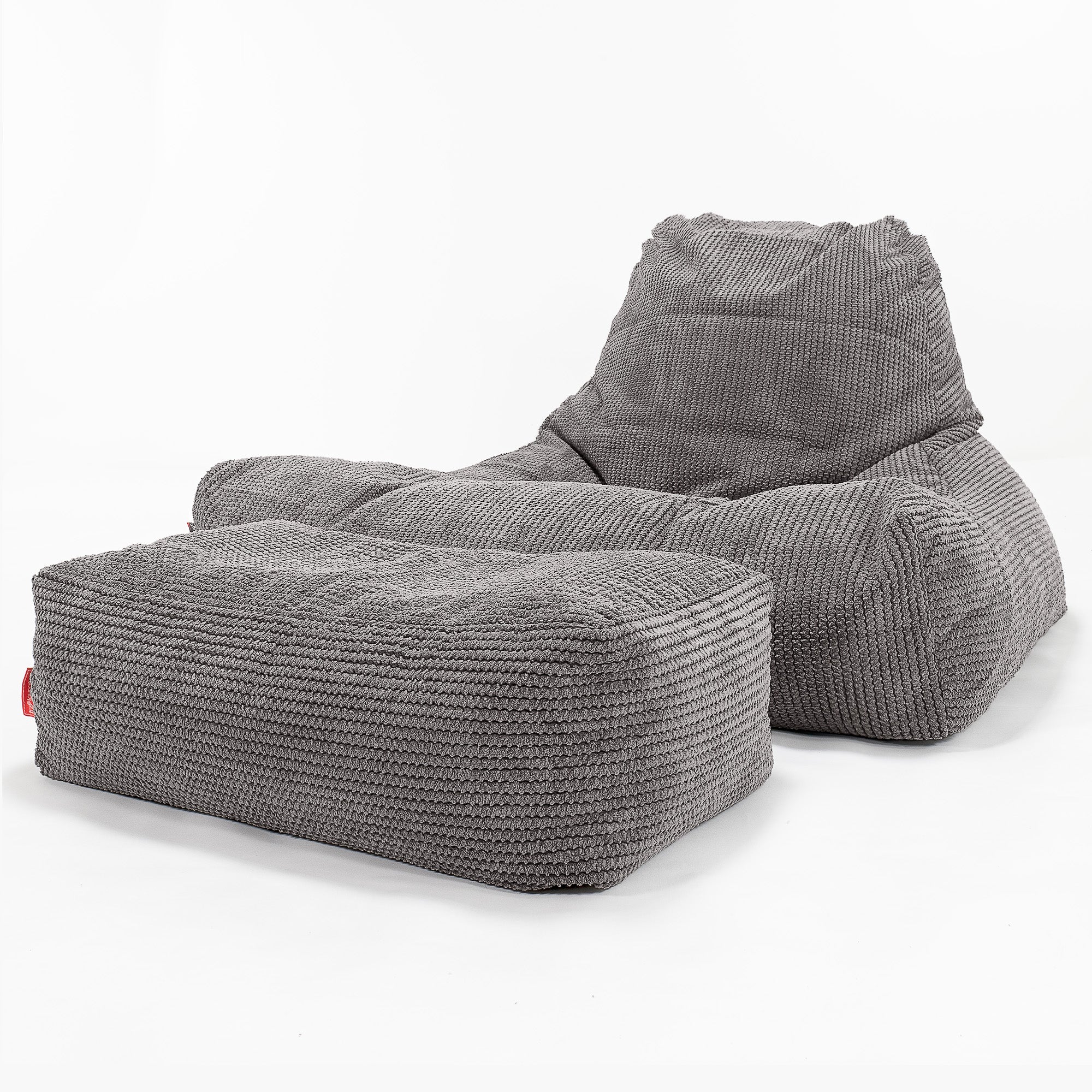 Riesen Sitzsack Lounge Sessel - Pom-Pom Anthrazit - Image 2