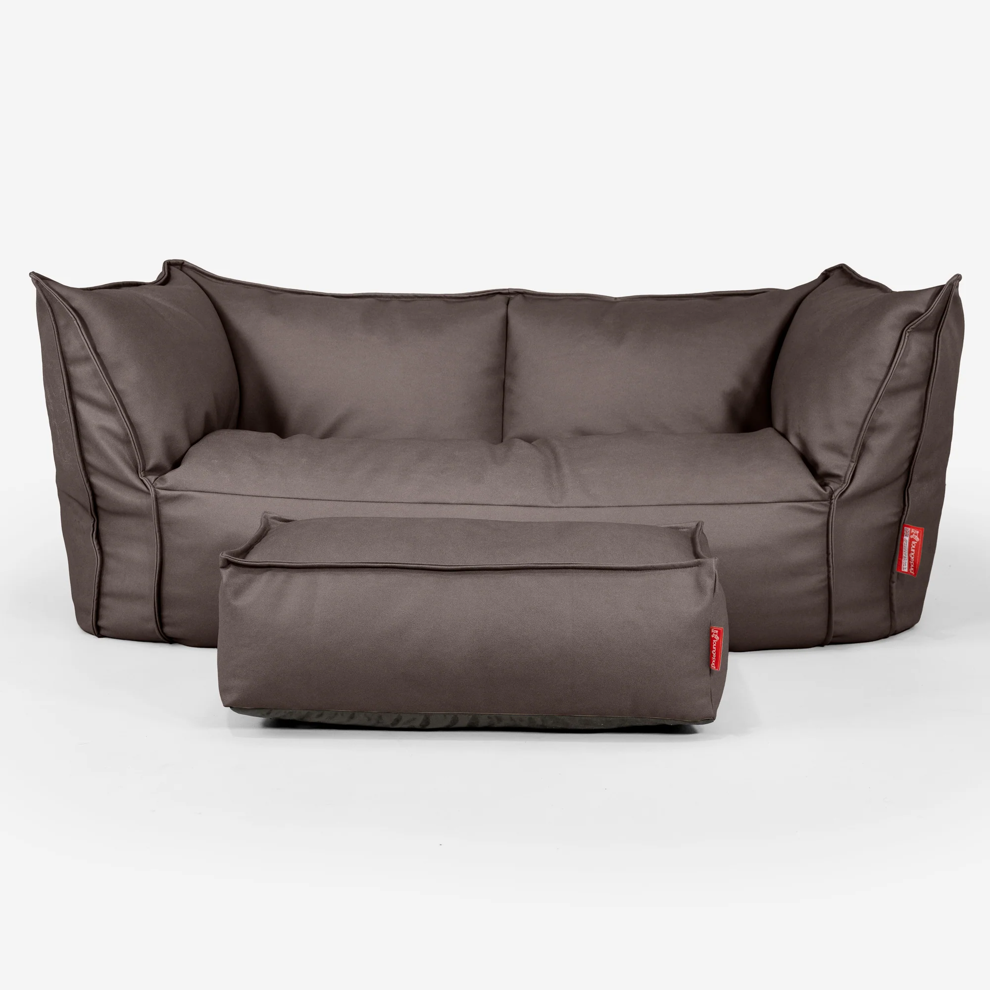Ruben Sitzsack Sofa - Veganes Leder Schoko - Image 2