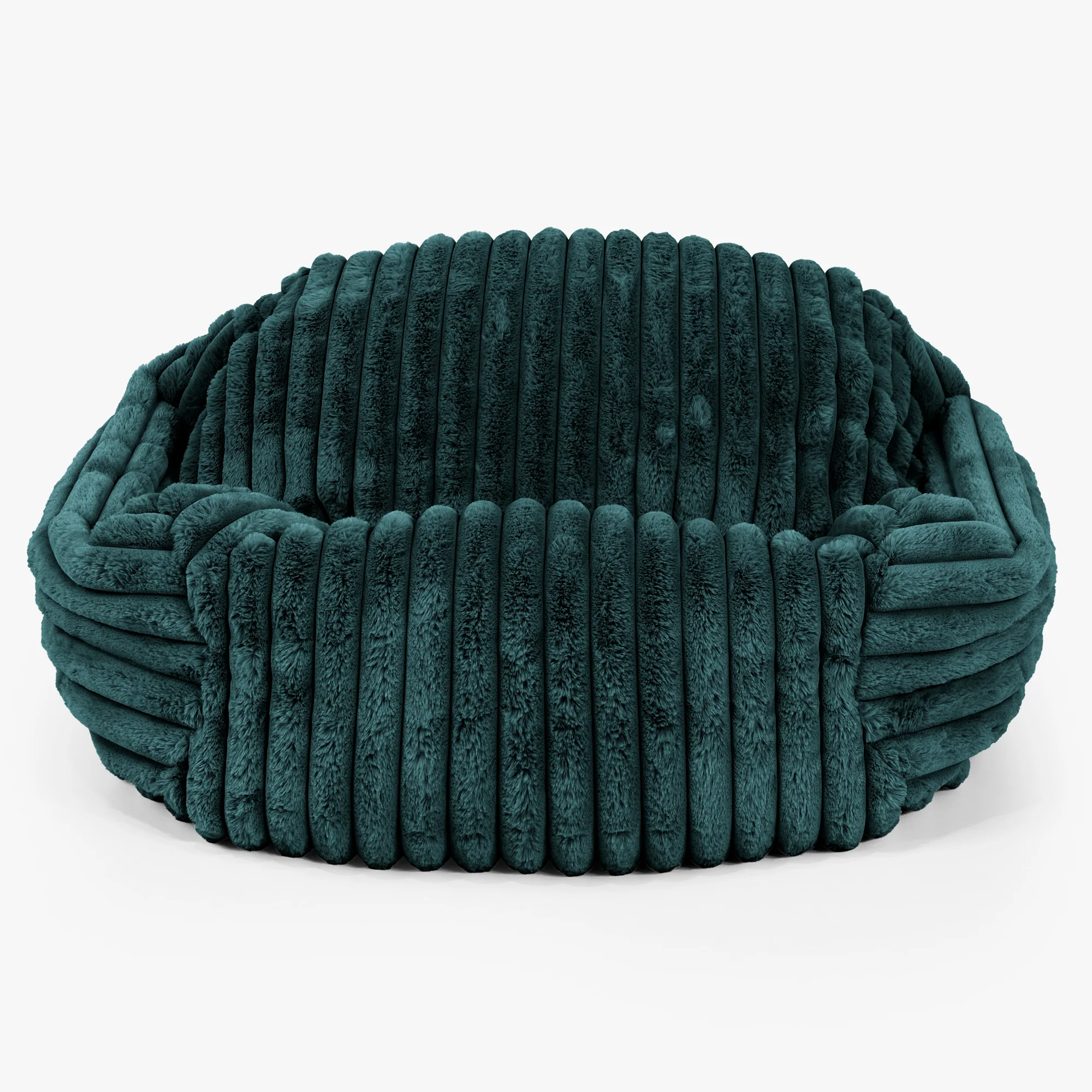 Sabine Sitzsack Sessel - Ultra Plüsch Cord Blaugrün - Image 2