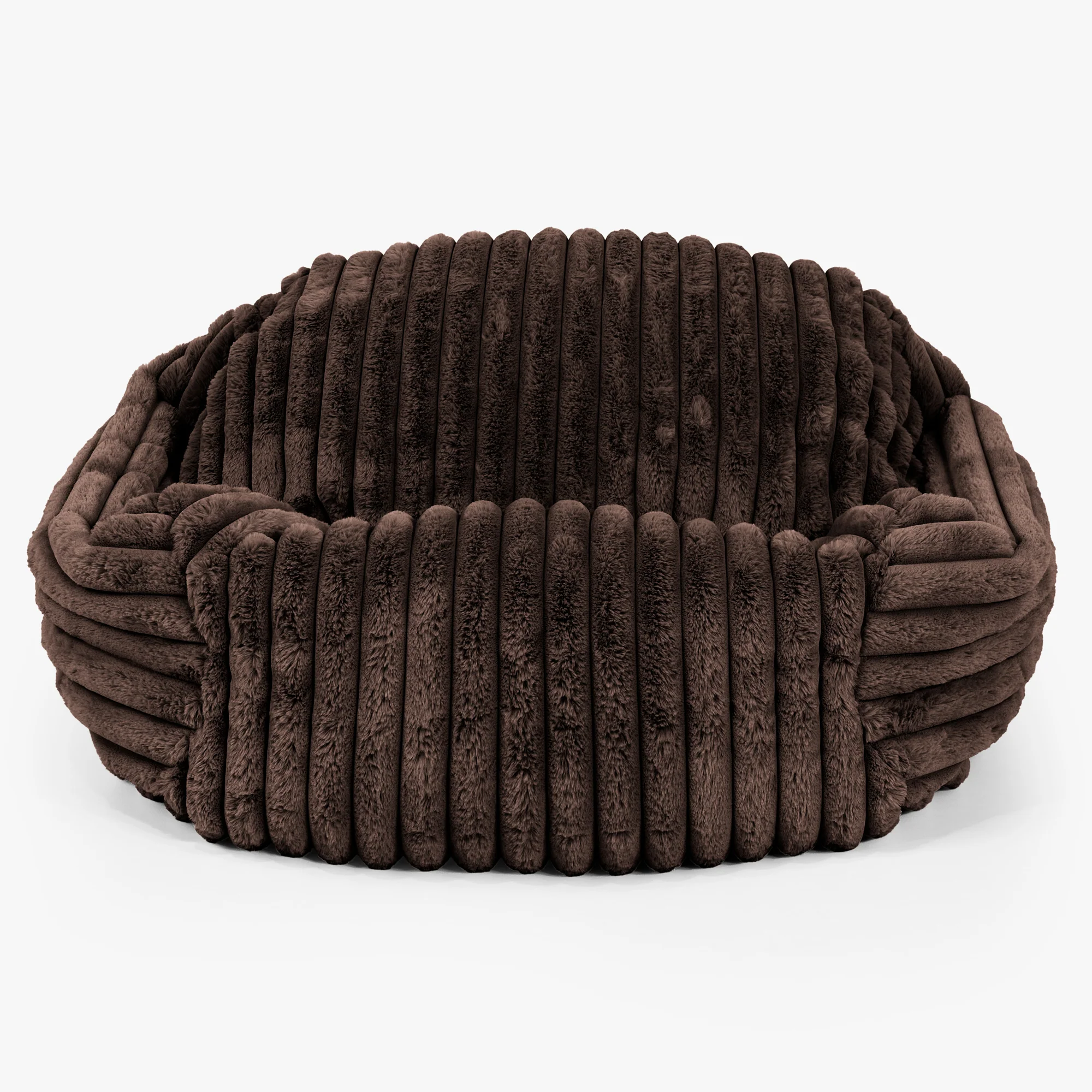 Sabine Sitzsack Sessel - Ultra Plüsch Cord Nussbraun - Image 2