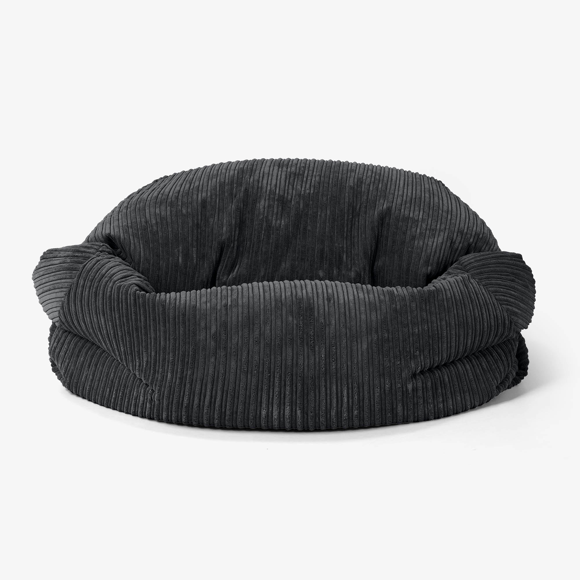 Sabine Sitzsack Sofa - Cord Schwarz - Image 2