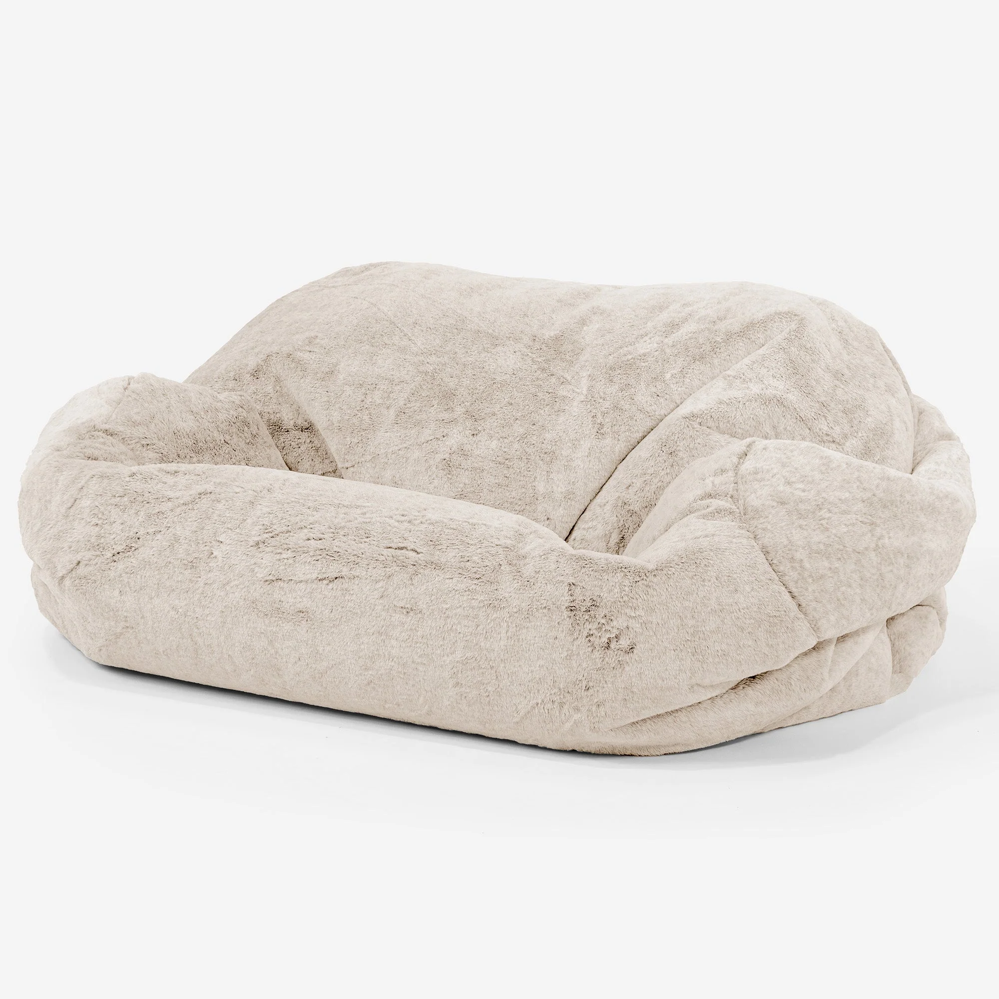 Sabine Sitzsack Sofa Ersatz Bezug - Kaninchen Kunstfell - Image 5