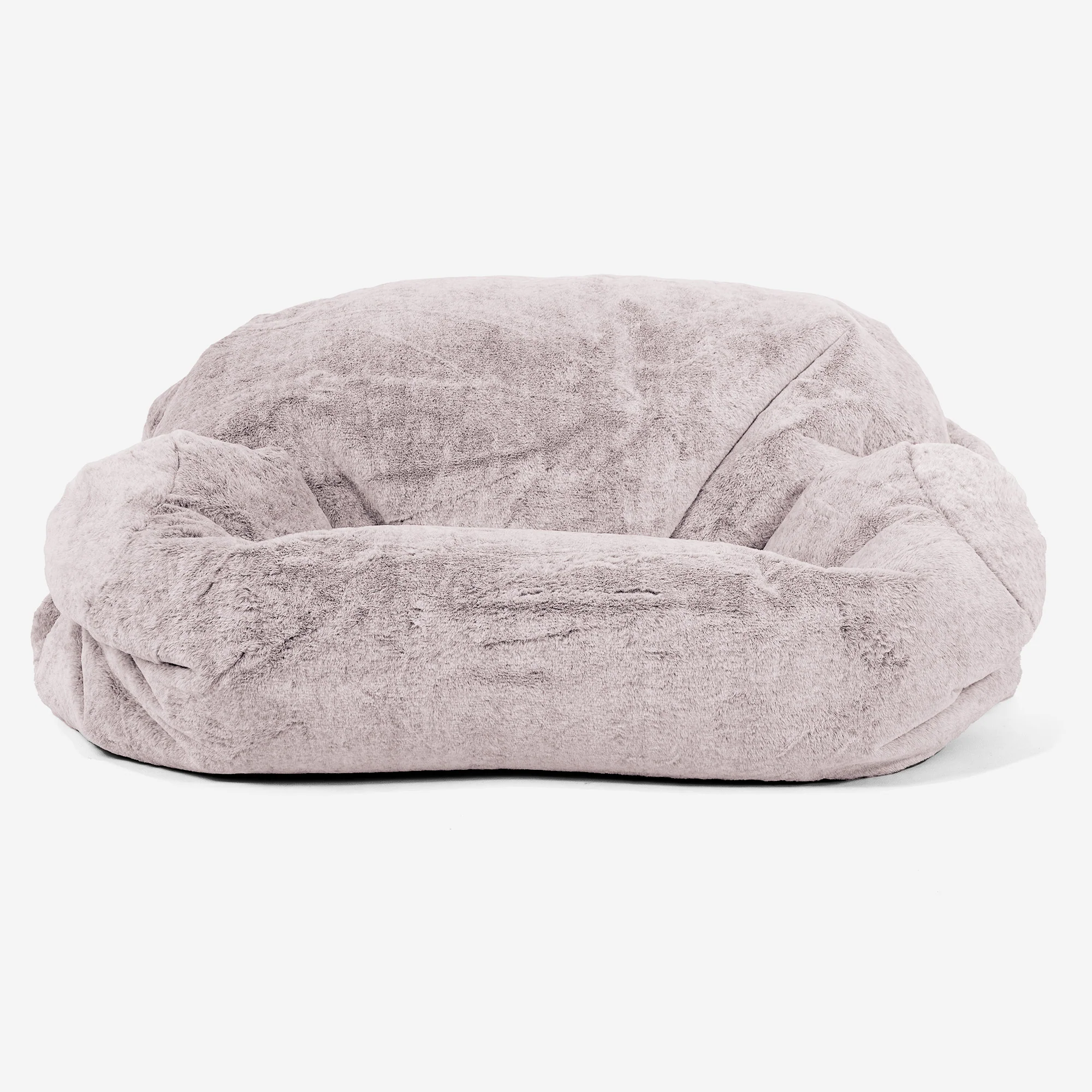 Sabine Sitzsack Sofa - Kaninchen Kunstfell Pastellrosa - Image 2