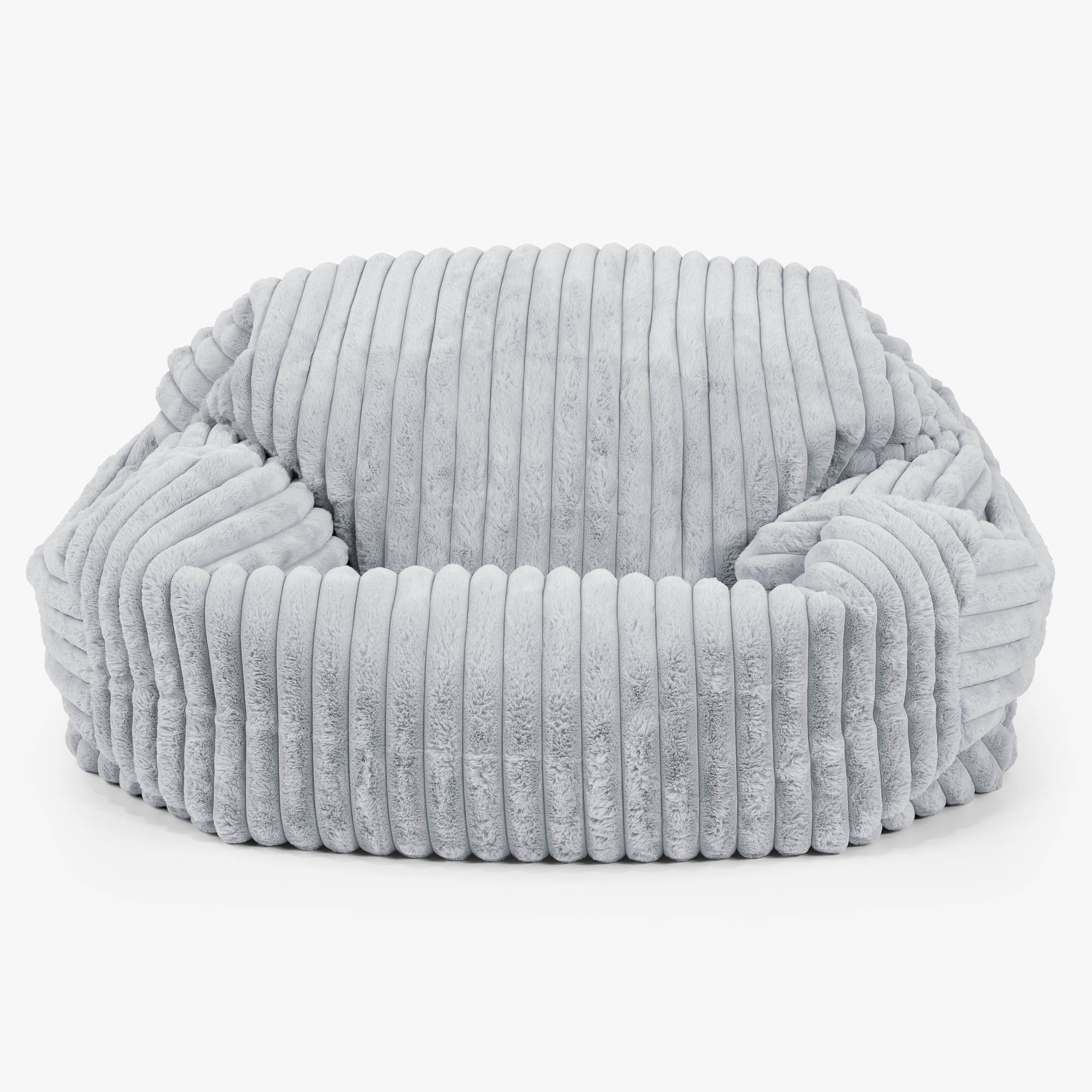 Sabine Sitzsack Sofa - Ultra Plüsch Cord Taubenblau - Image 2
