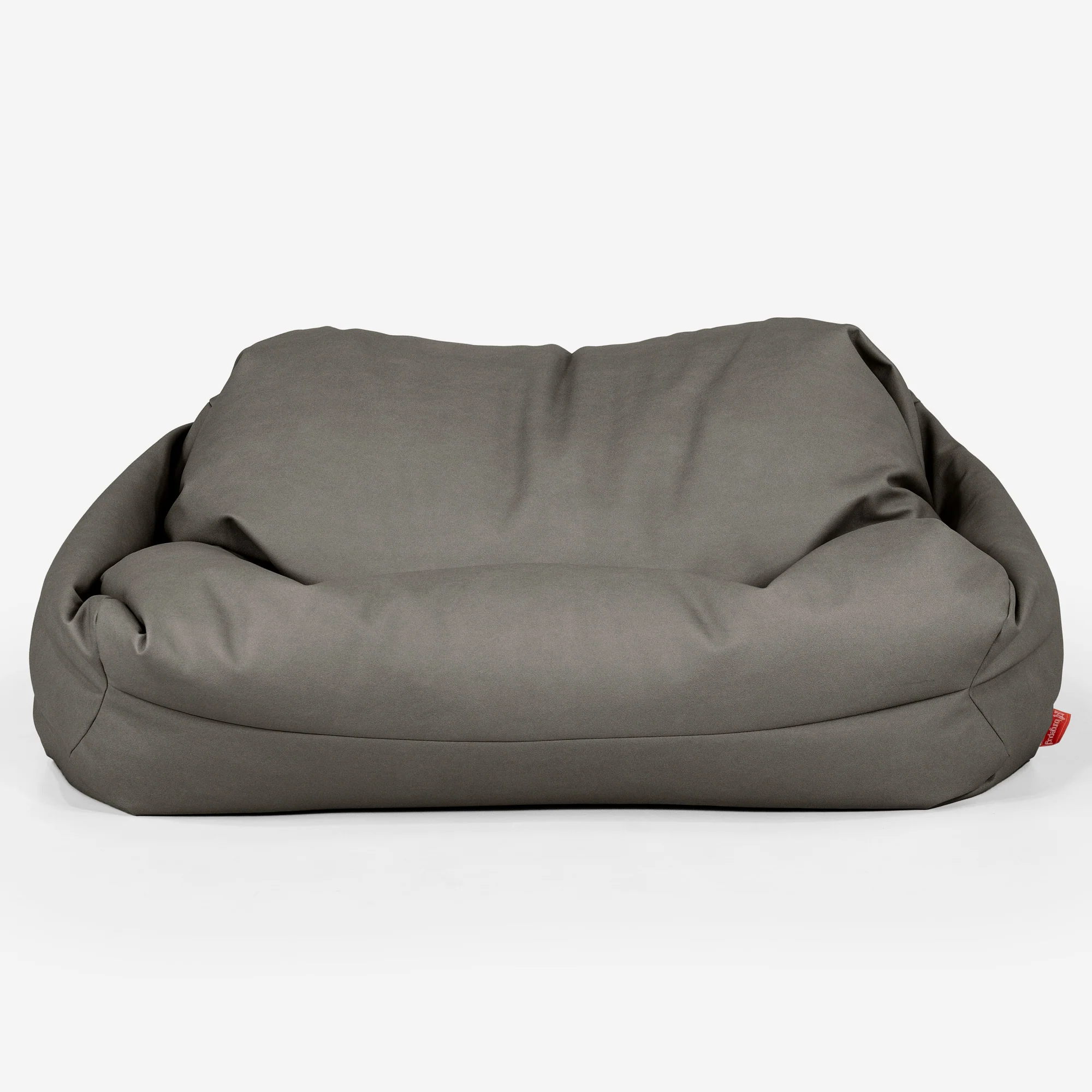 Sabine Sitzsack Sofa - Veganes Leder Grau - Image 2