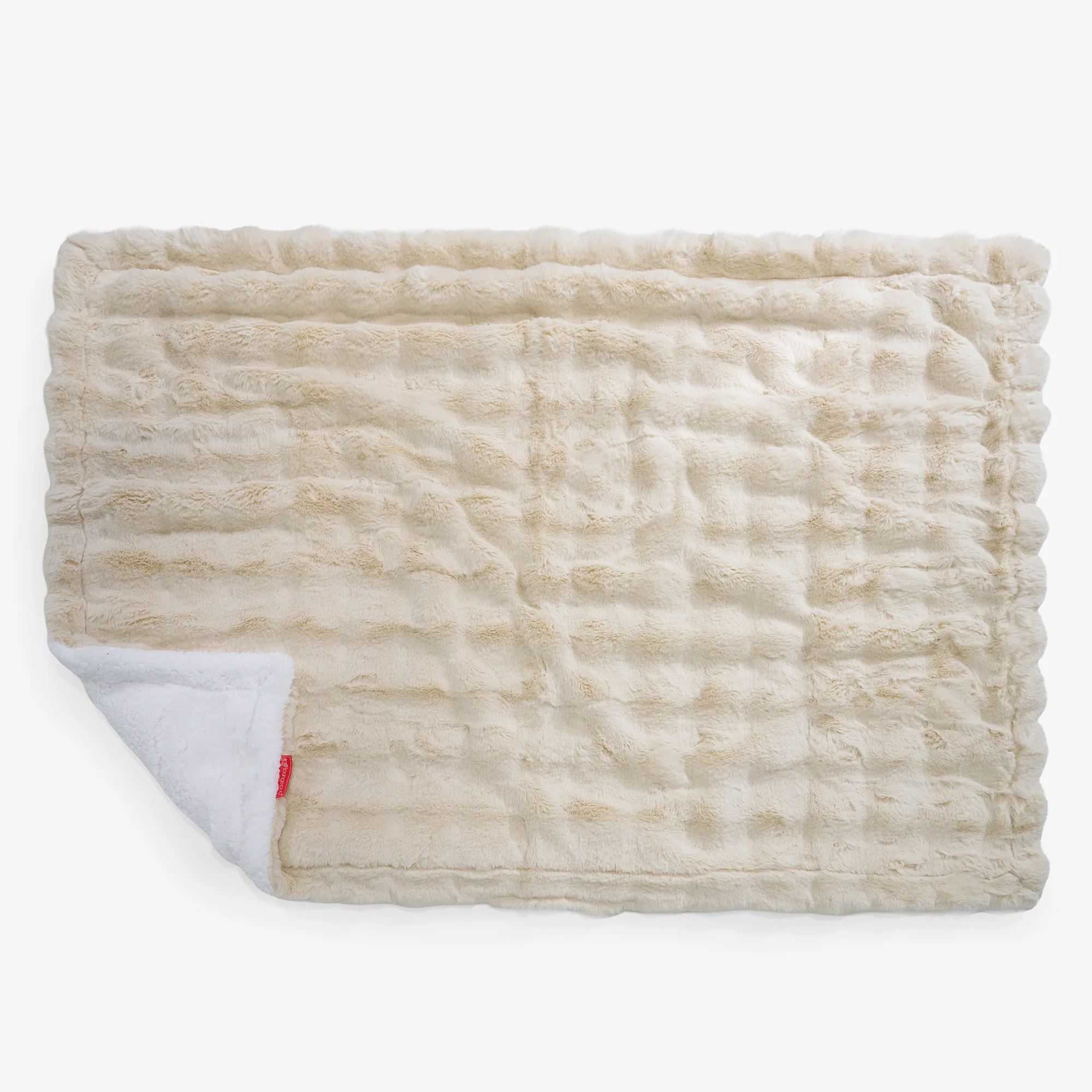 Sherpa-Decke - Bubble Pelz Creme - Image 2