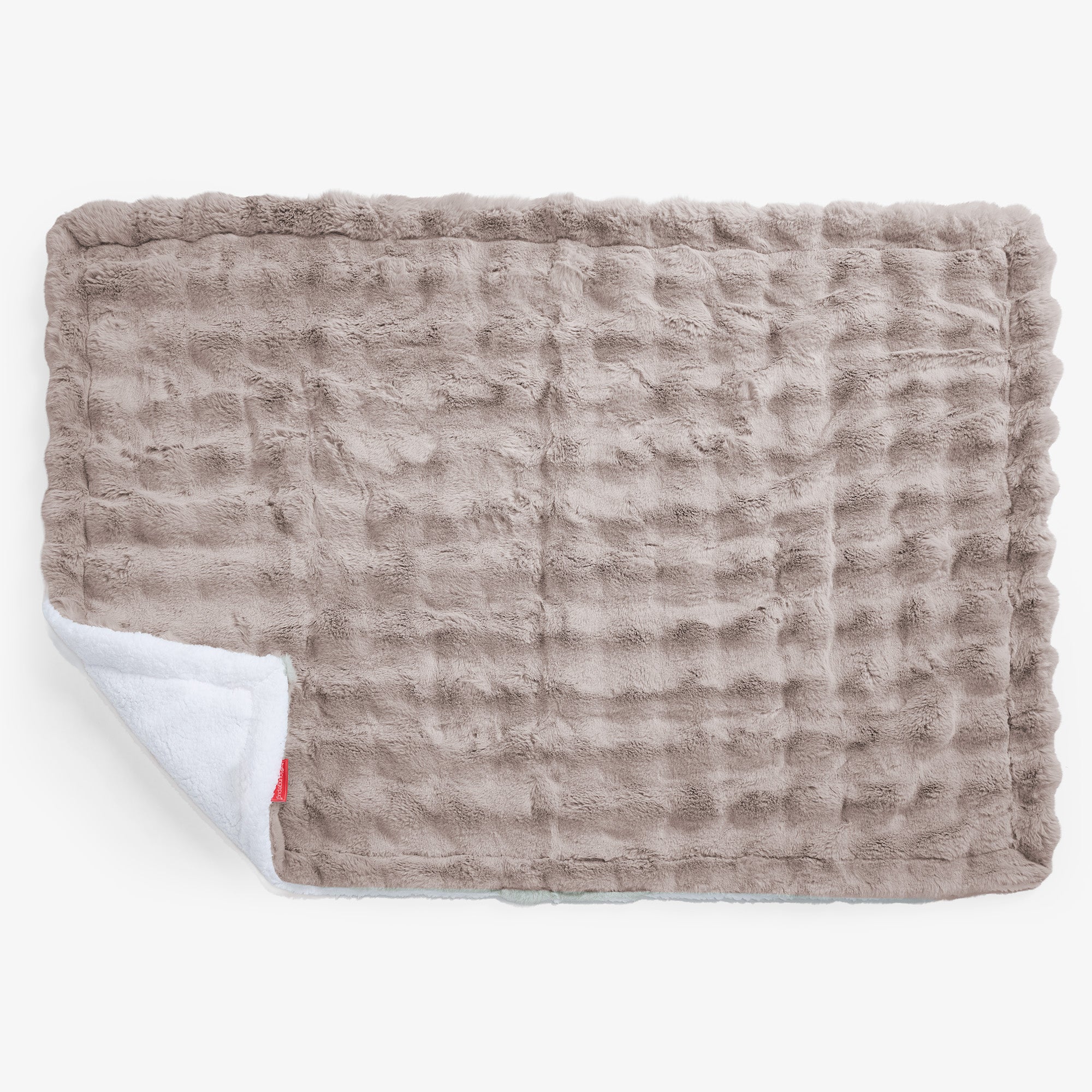 Sherpa-Decke - Bubble Pelz Nerzfarben - Image 2