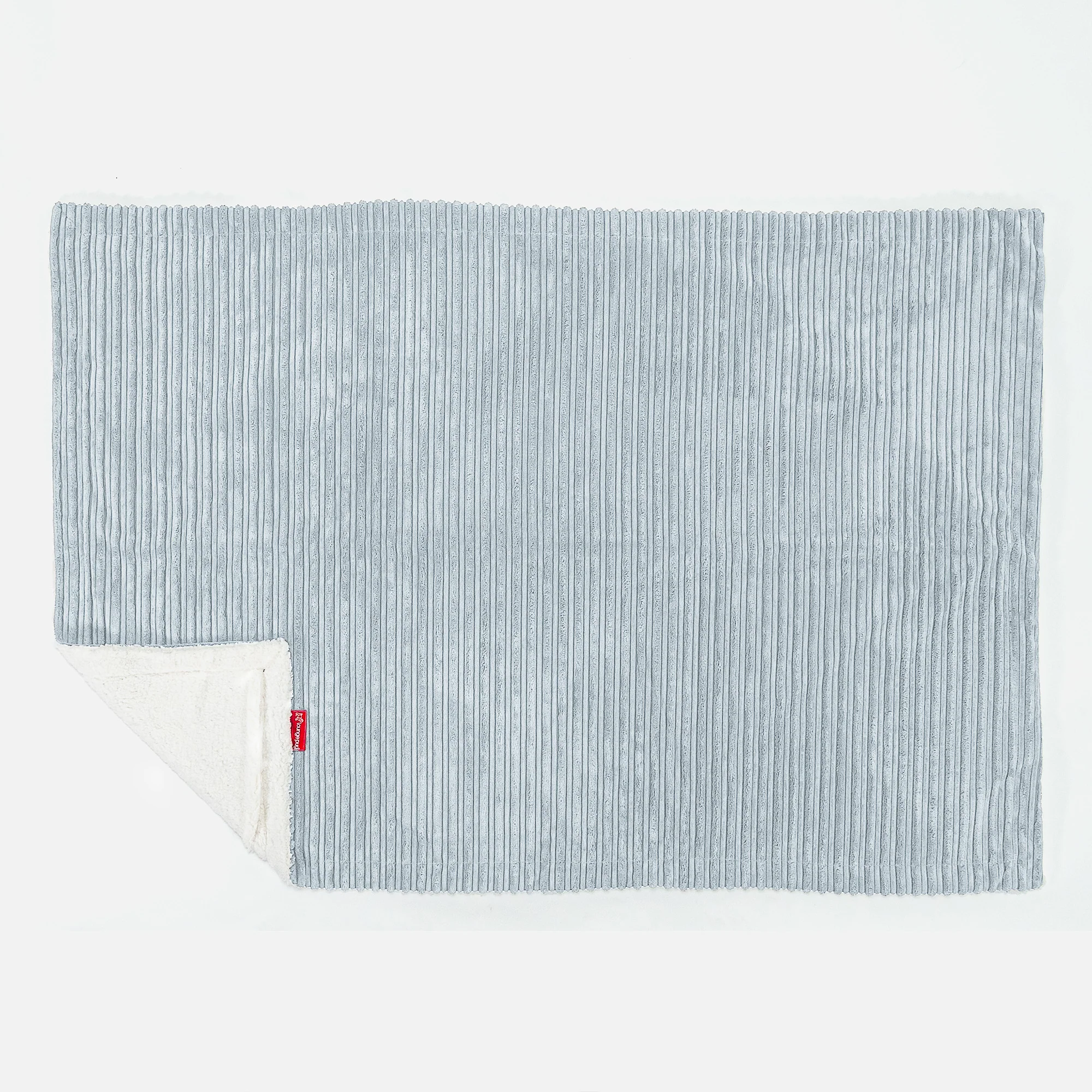 Sherpa-Decke - Cord Baby Blau - Image 3