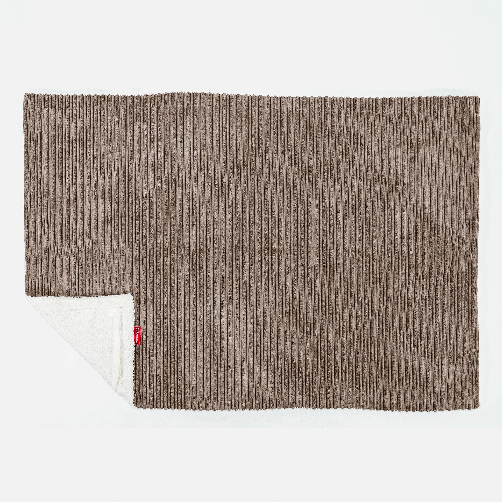 Sherpa-Decke - Cord Mocca - Image 3