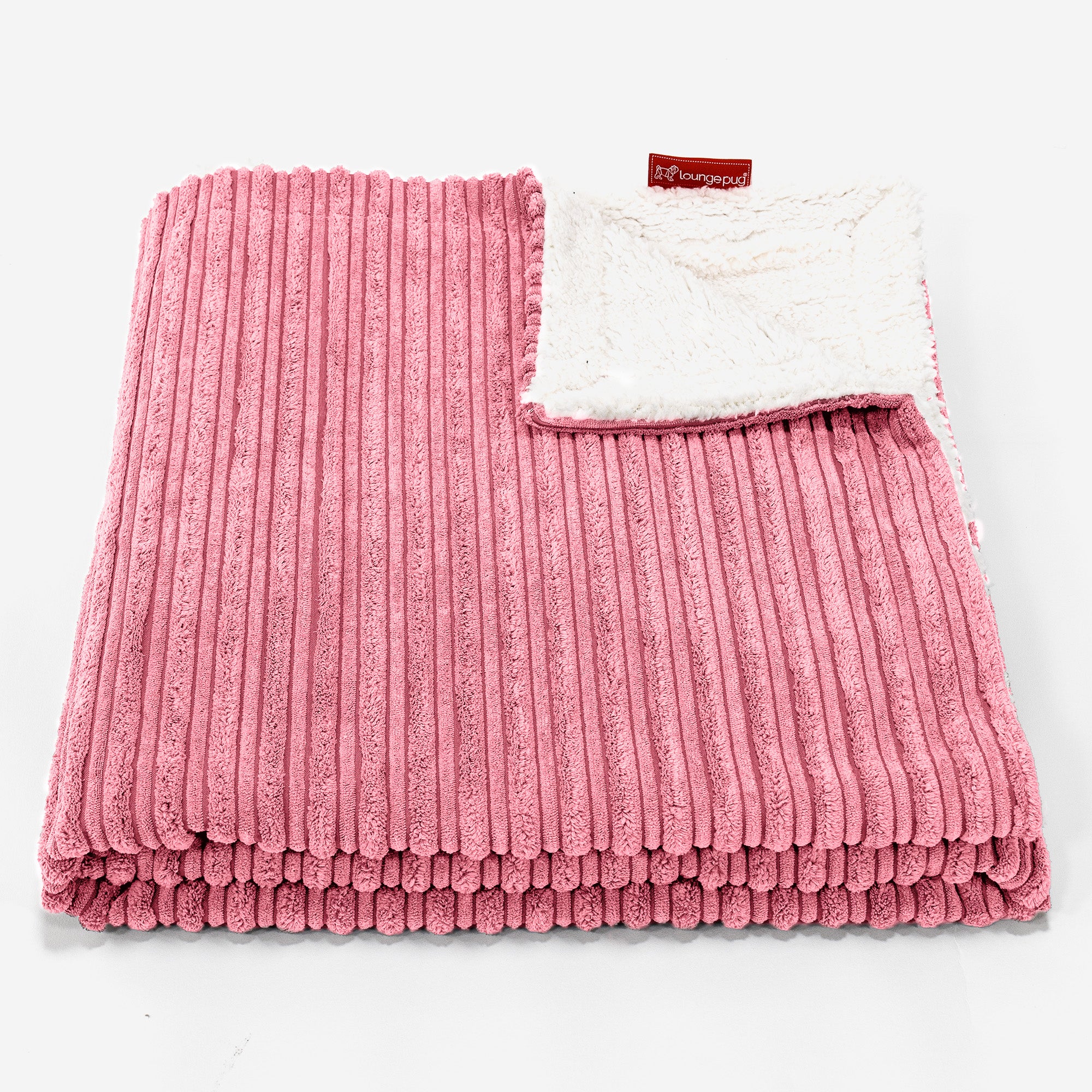 Sherpa-Decke - Cord Koralle - Image 2