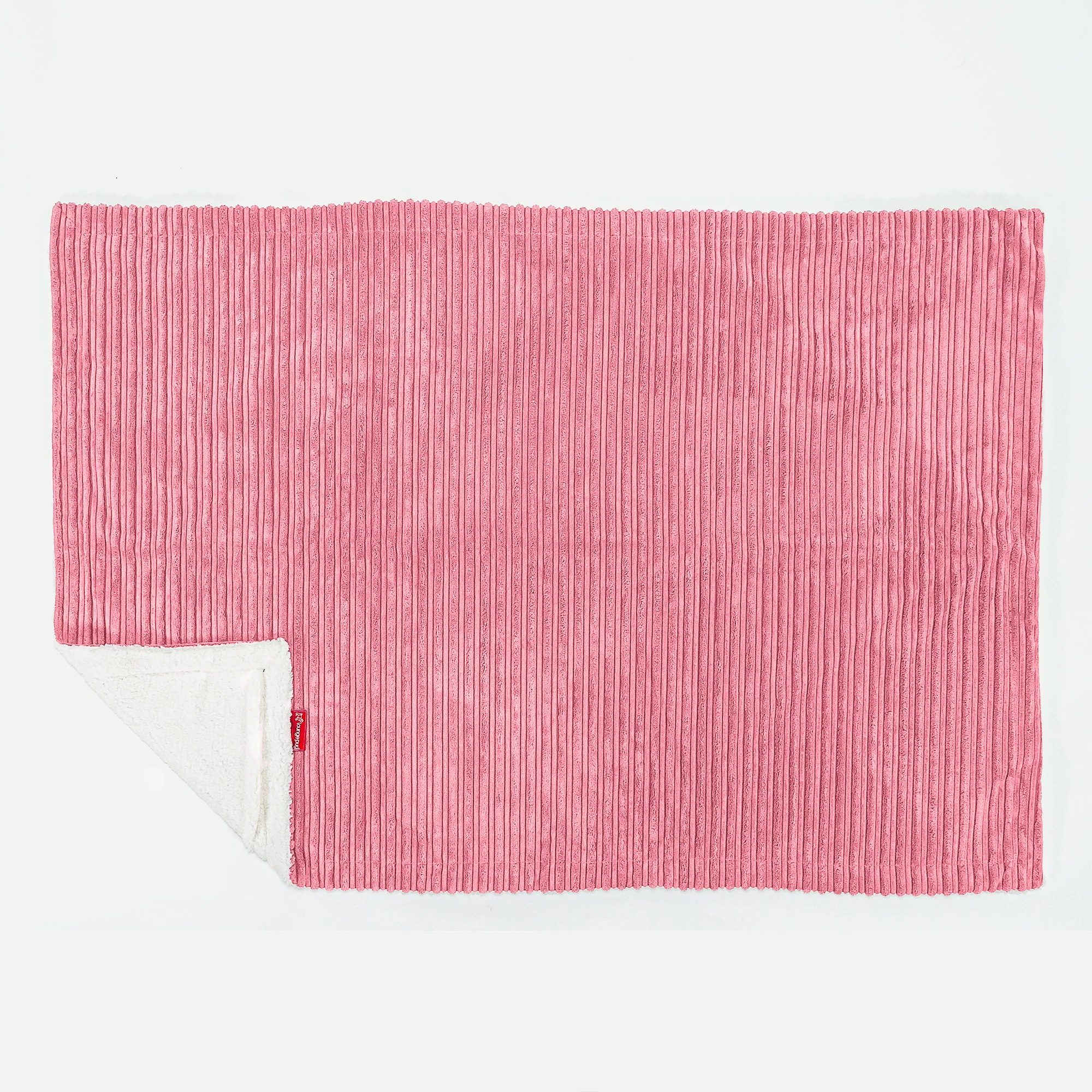 Sherpa-Decke - Cord Koralle - Image 3