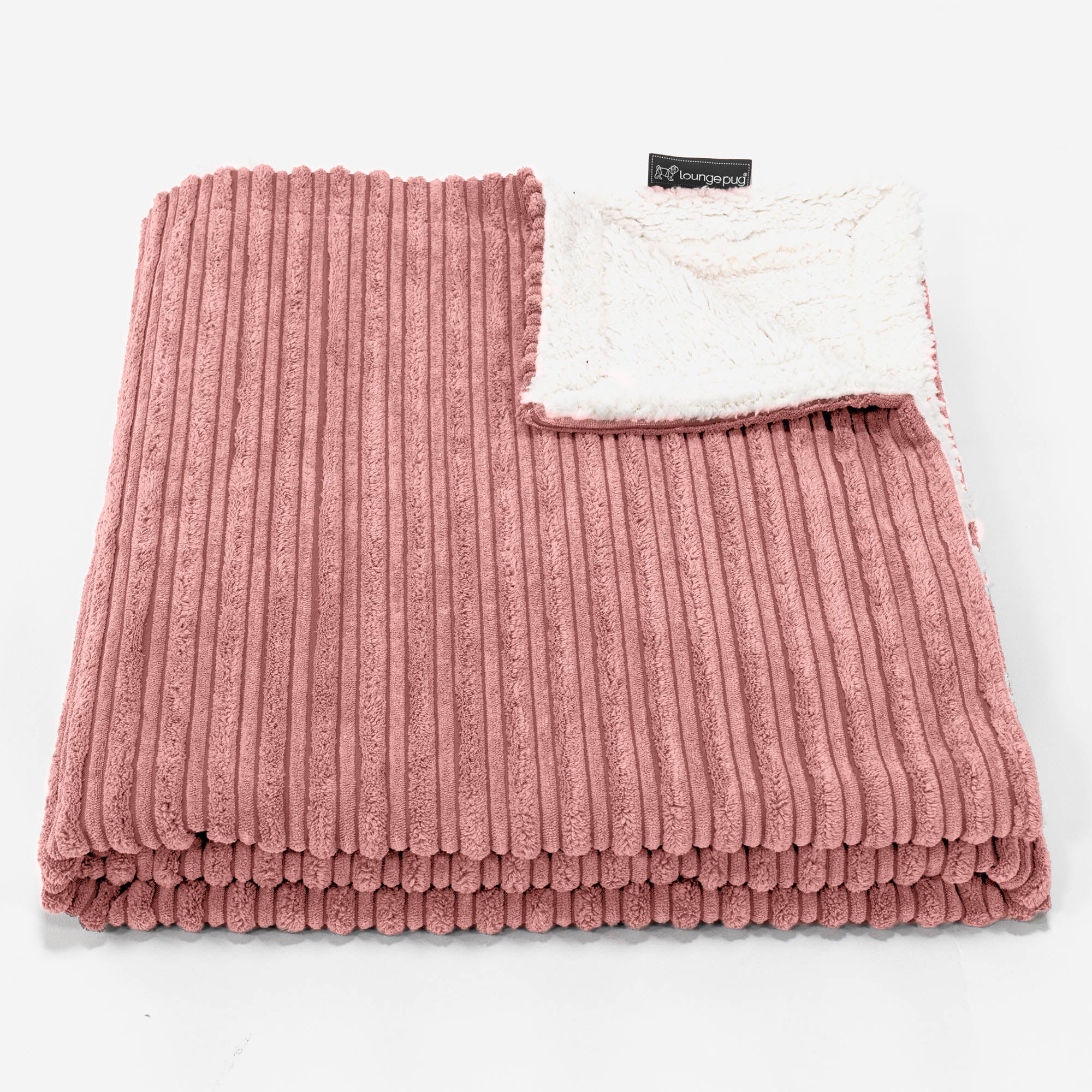 Sherpa-Decke - Cord Pfirsich - Image 2