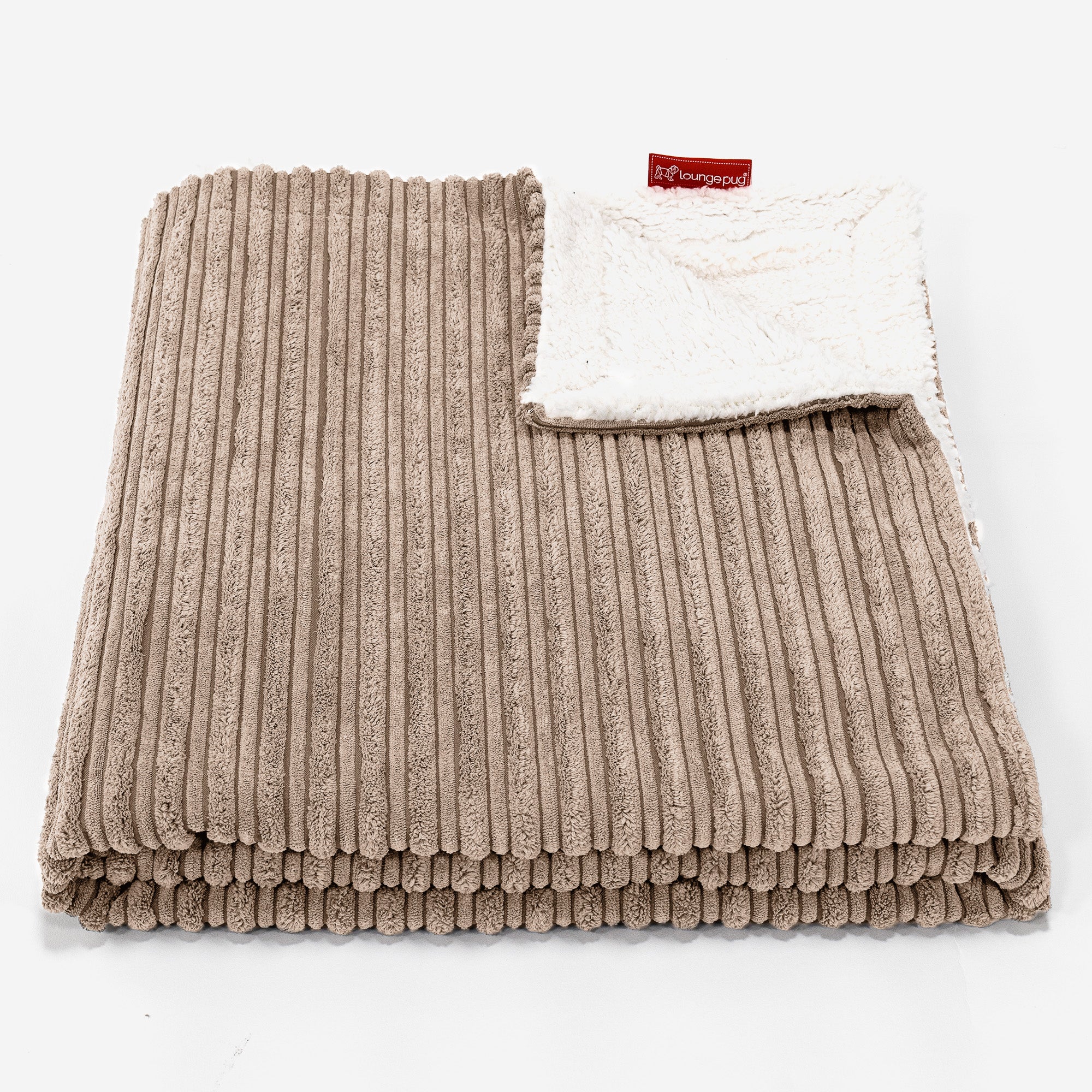 Sherpa-Decke - Cord Sand - Image 2