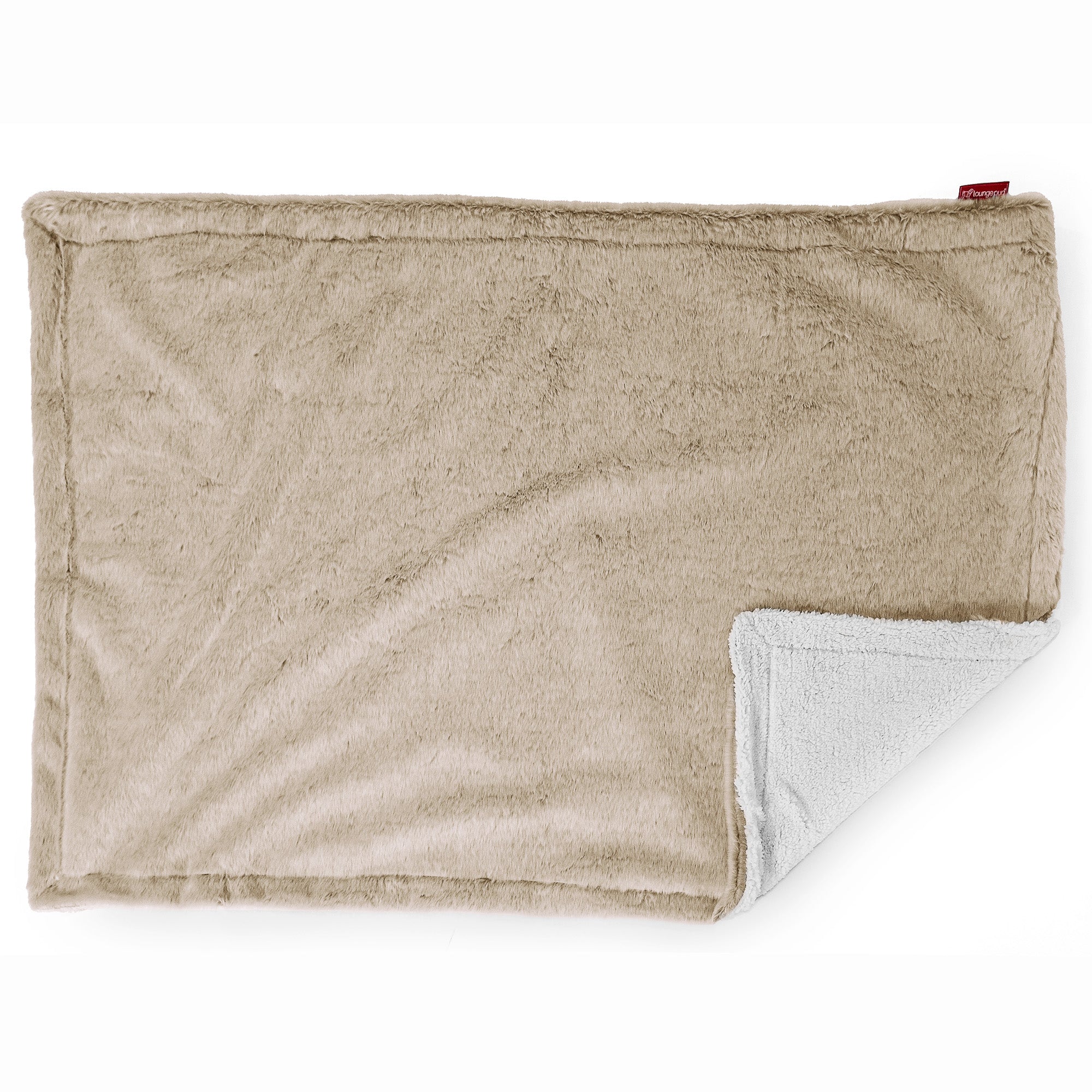 Sherpa-Decke - Kaninchen Kunstfell Goldbraun - Image 3