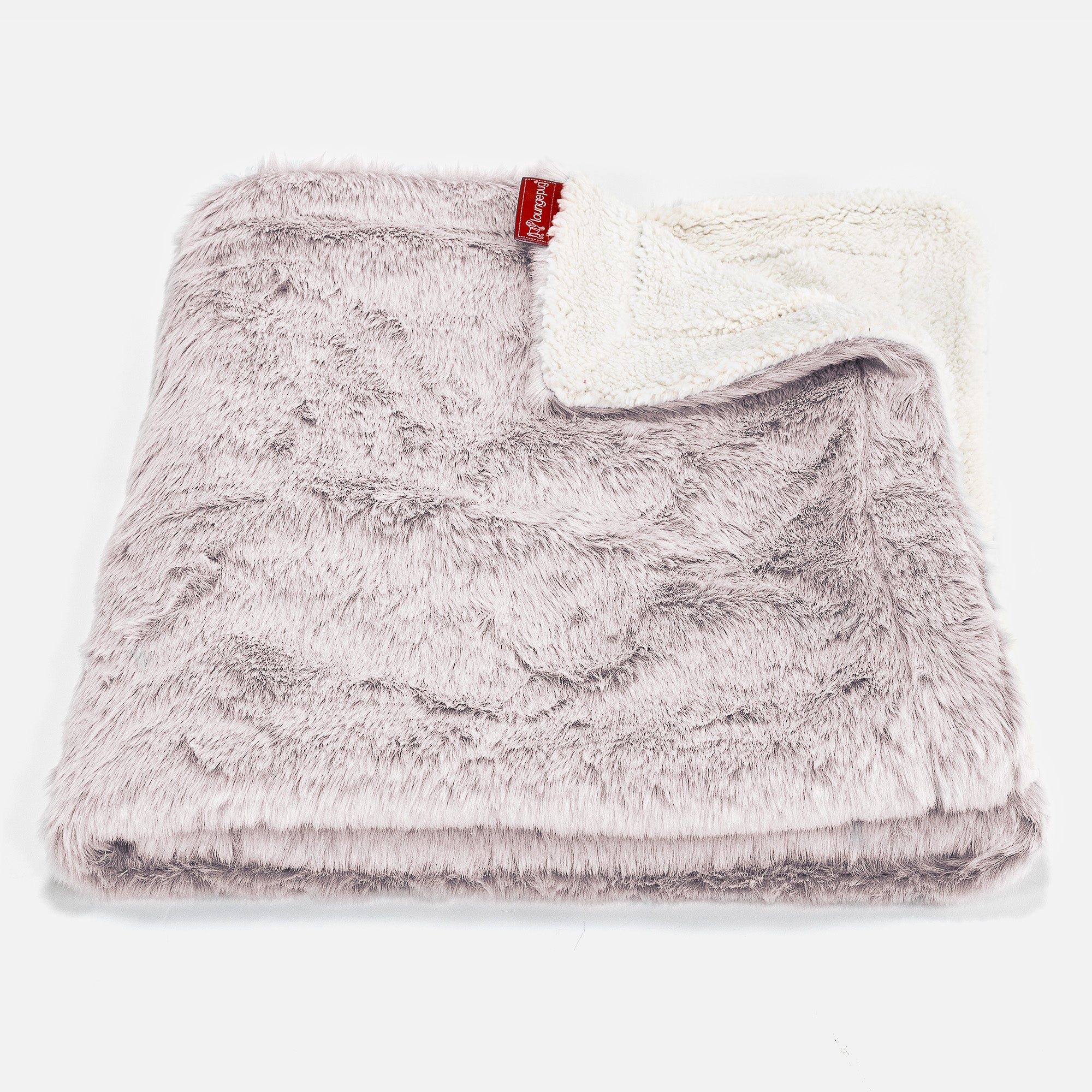 Sherpa-Decke - Kaninchen Kunstfell Pastellrosa - Image 2