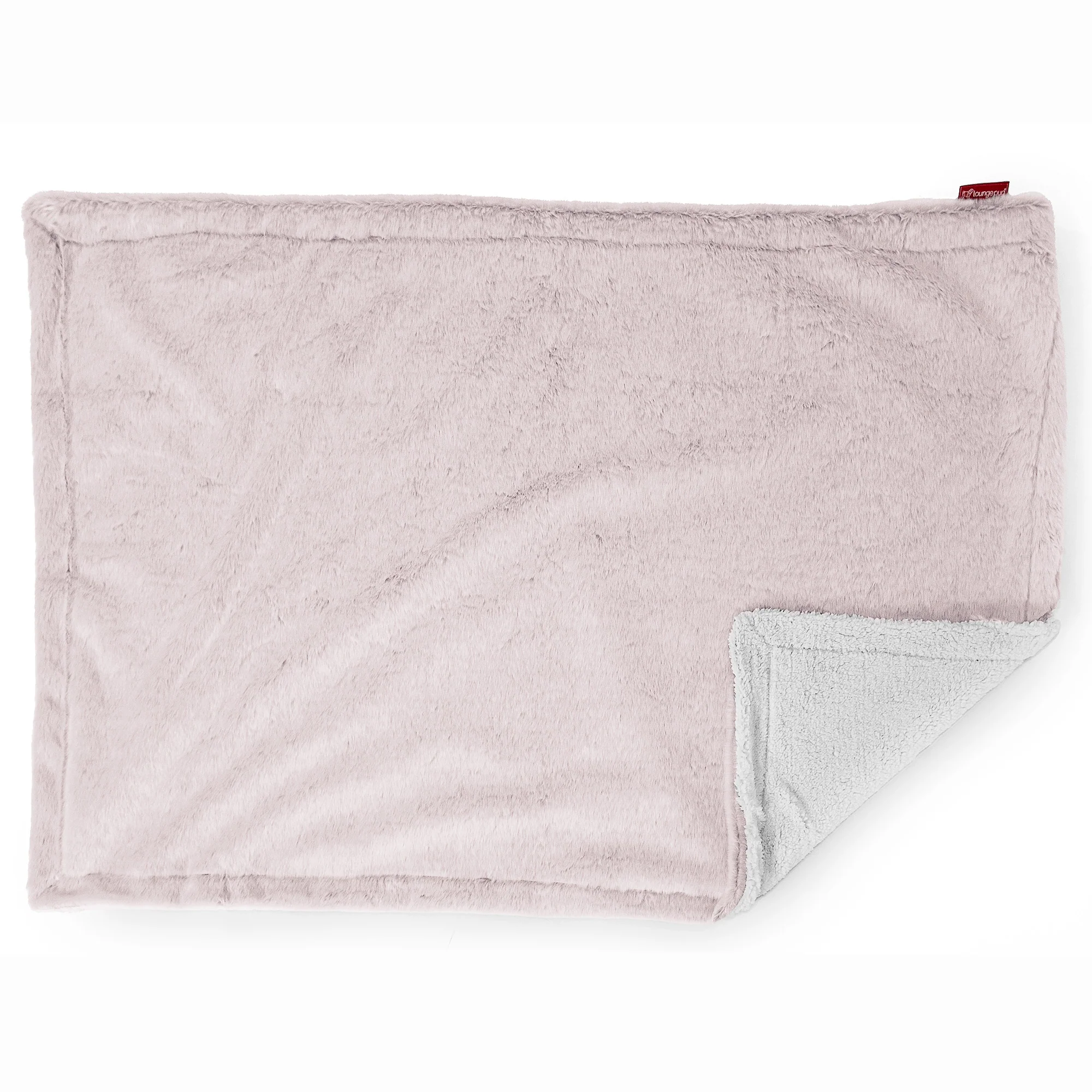 Sherpa-Decke - Kaninchen Kunstfell Pastellrosa - Image 3