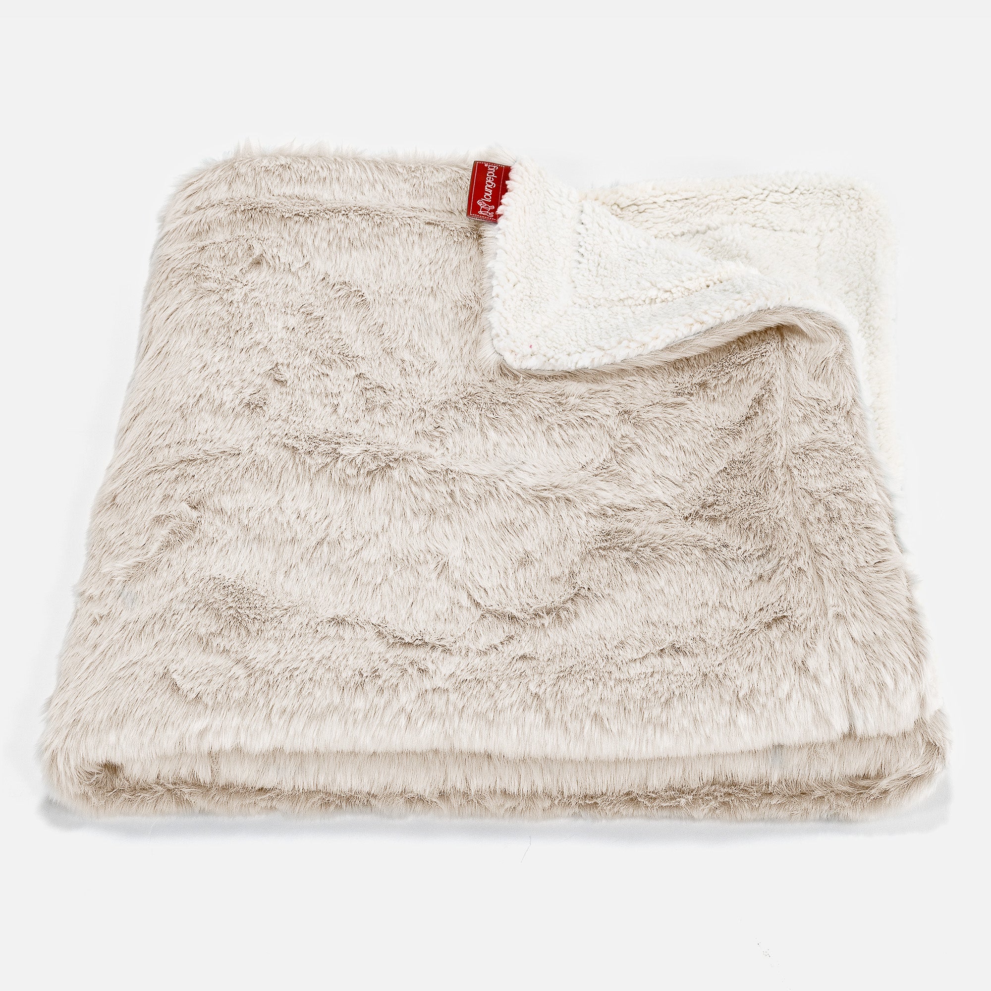 Sherpa-Decke - Kaninchen Kunstfell Weiß - Image 2