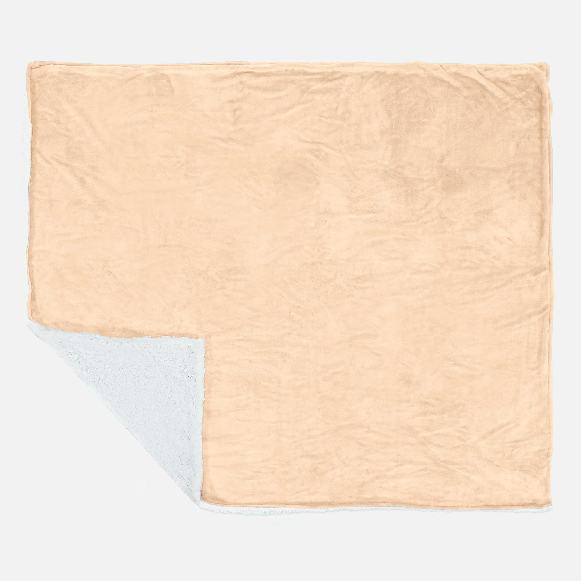 Sherpa-Decke - Sherpa-Fleece Nerzfarben - Image 3