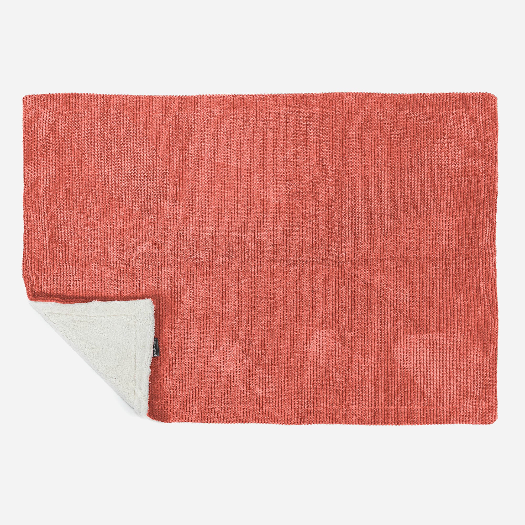 Sherpa-Decke - Pom-Pom Kürbisorange - Image 3