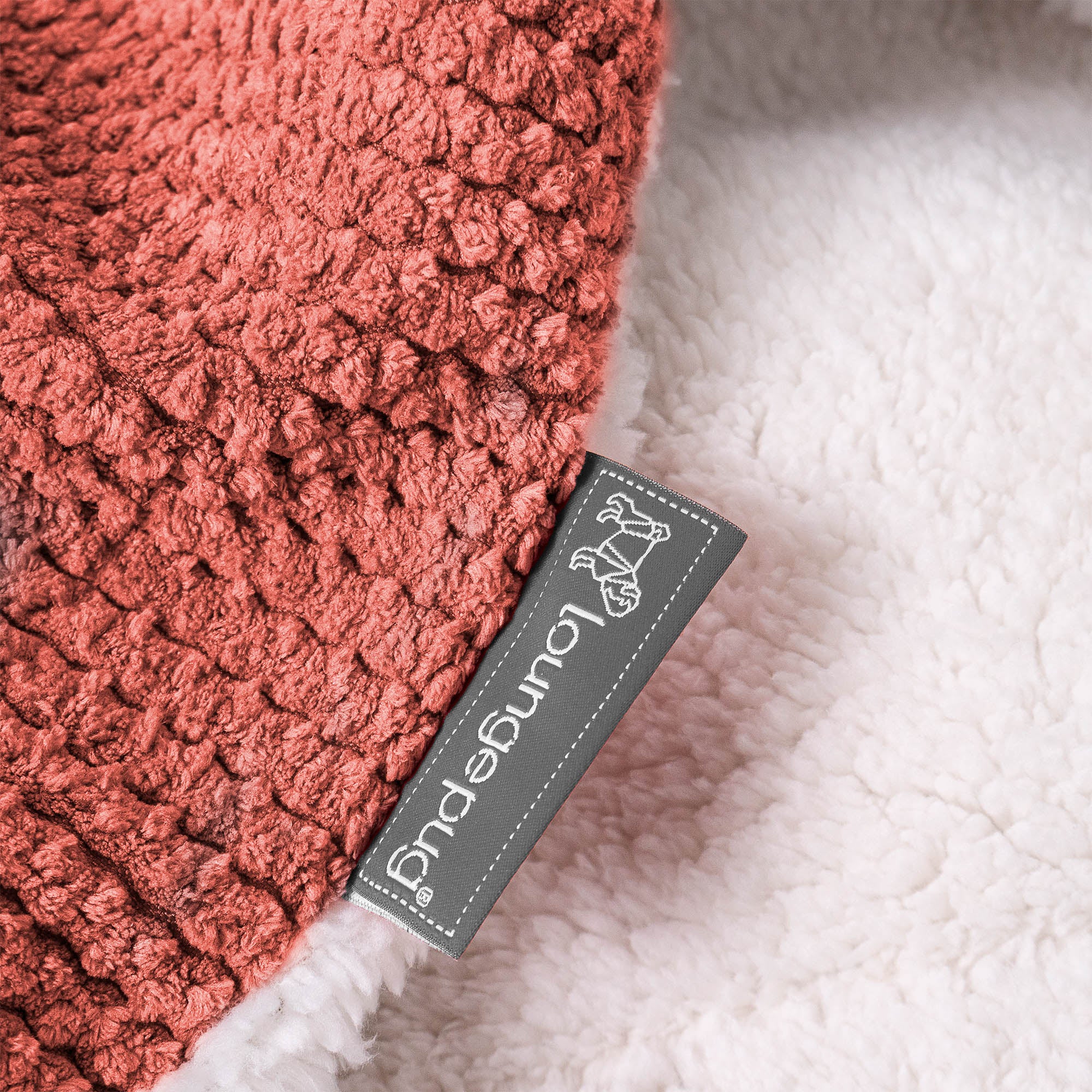 Sherpa-Decke - Pom-Pom Kürbisorange - Image 4