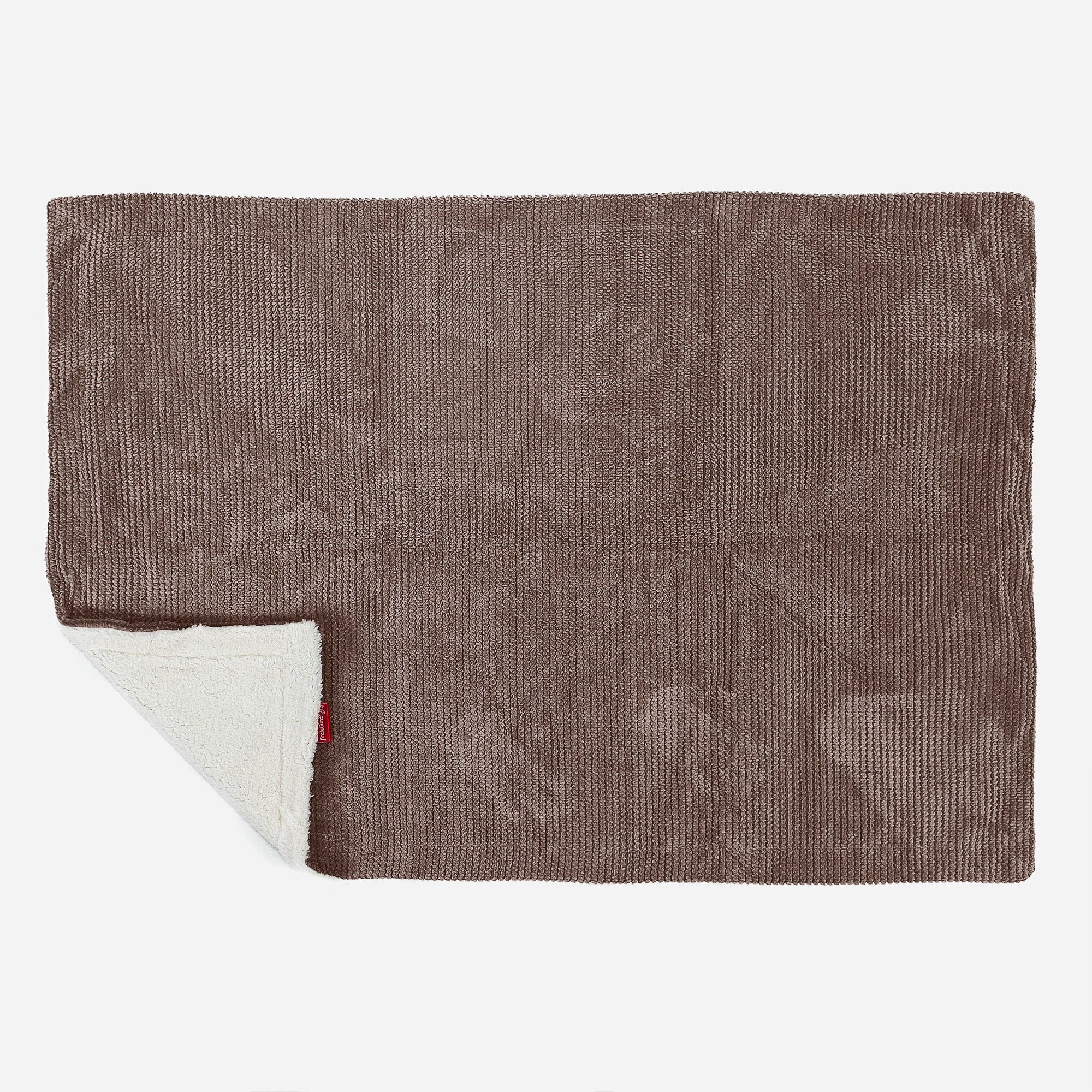 Sherpa-Decke - Pom-Pom Schoko - Image 3
