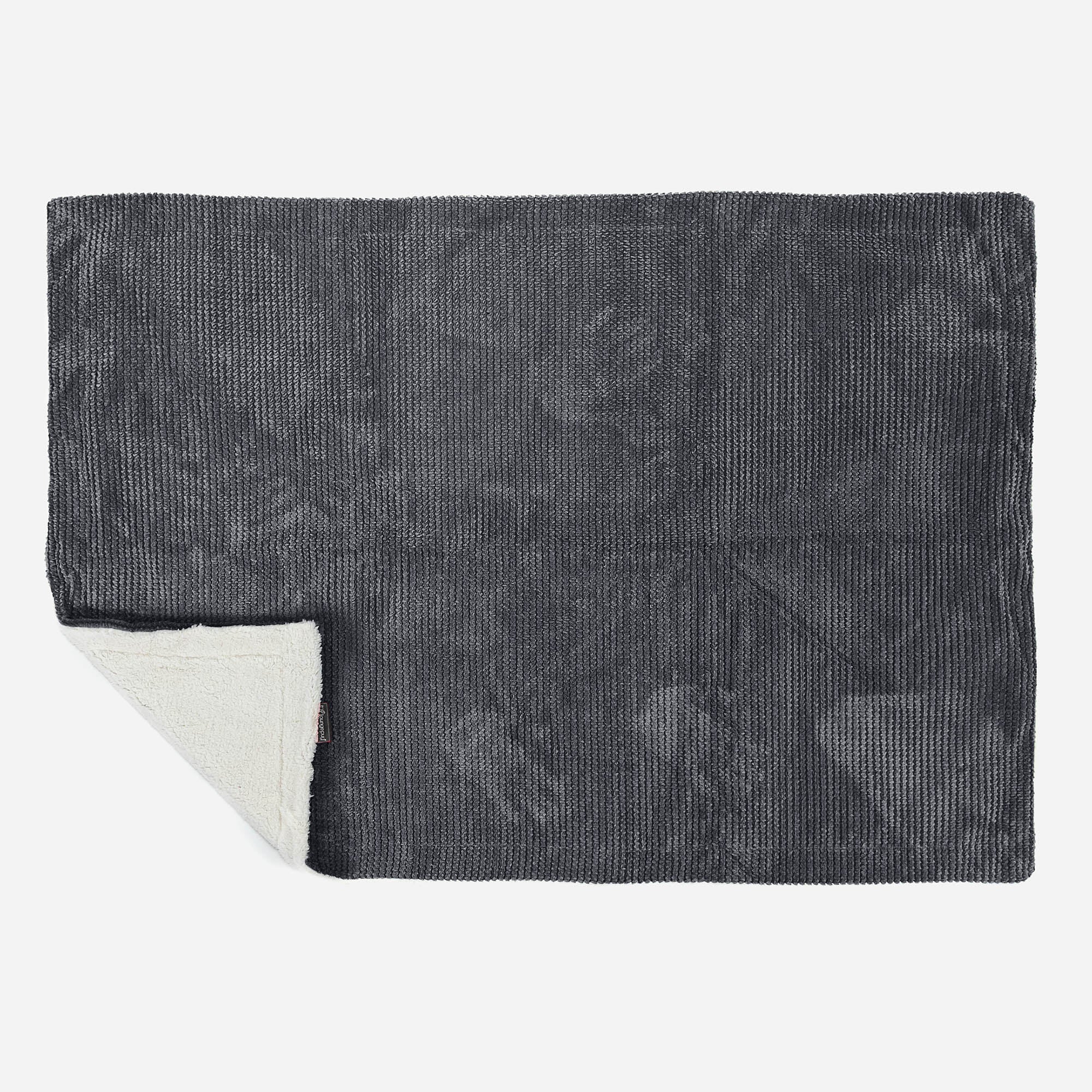 Sherpa-Decke - Pom-Pom Schwarz - Image 3