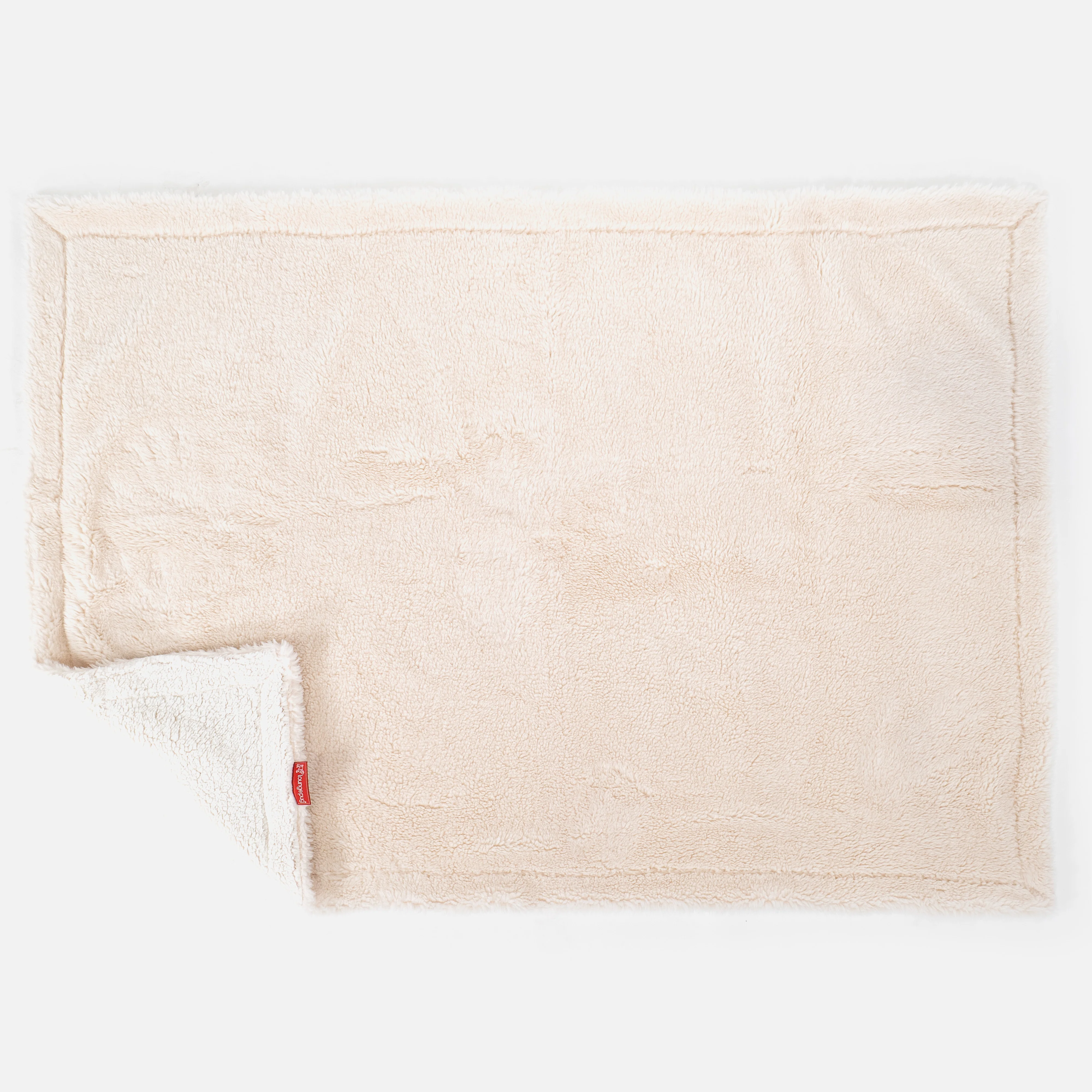 Sherpa-Decke - Teddy Kunstfell Creme - Image 3