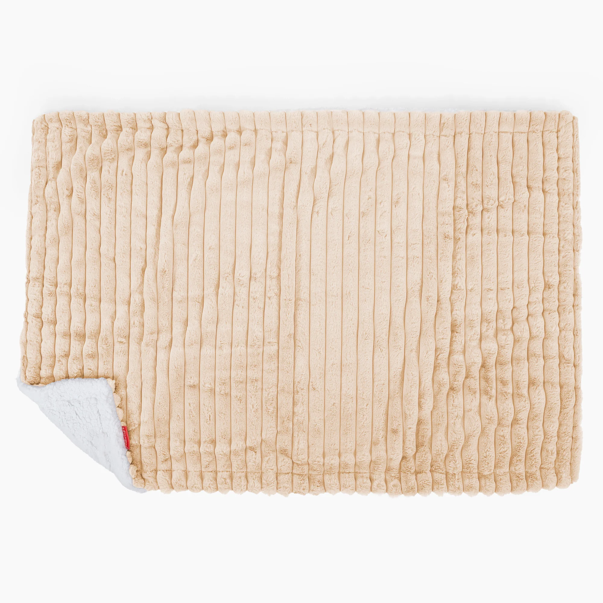 Sherpa-Decke - Ultra Plüsch Cord Pfirsich - Image 3