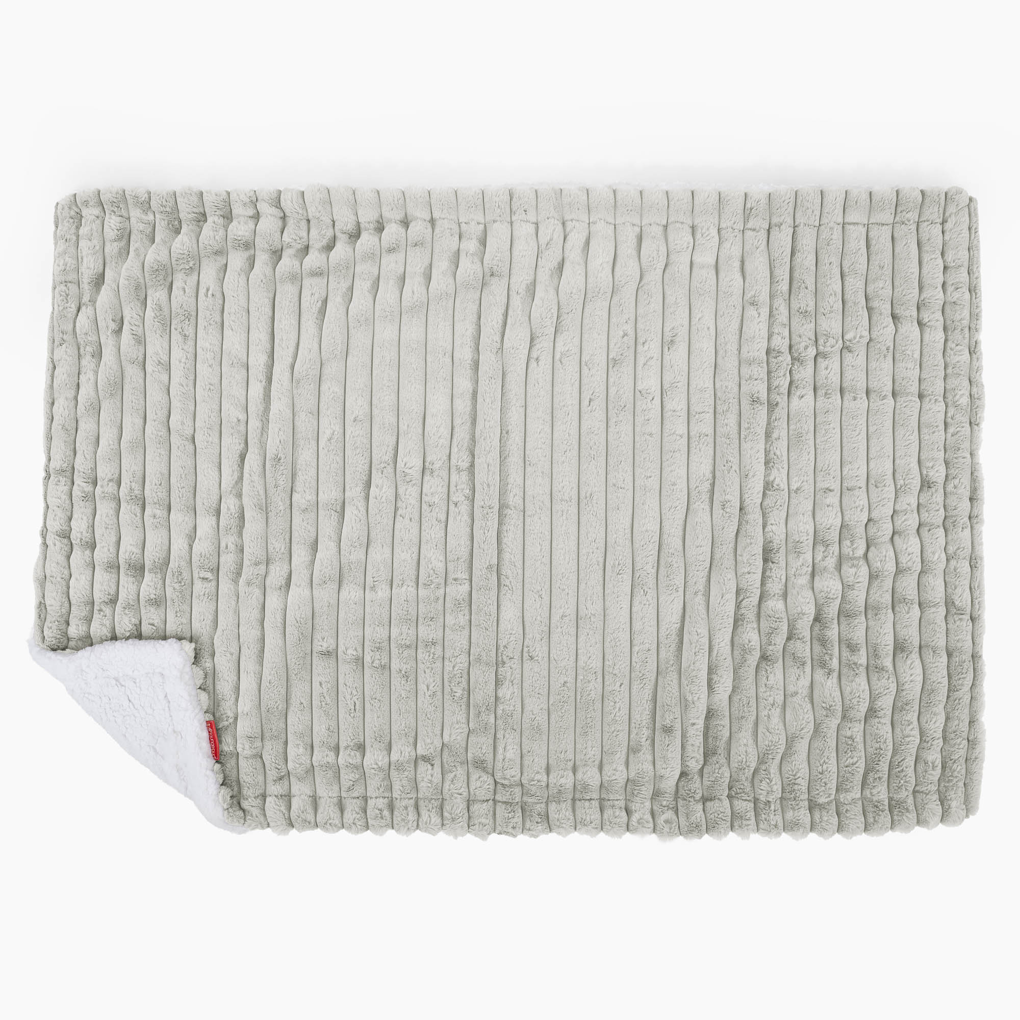 Sherpa-Decke - Ultra Plüsch Cord Salbeigrün - Image 3