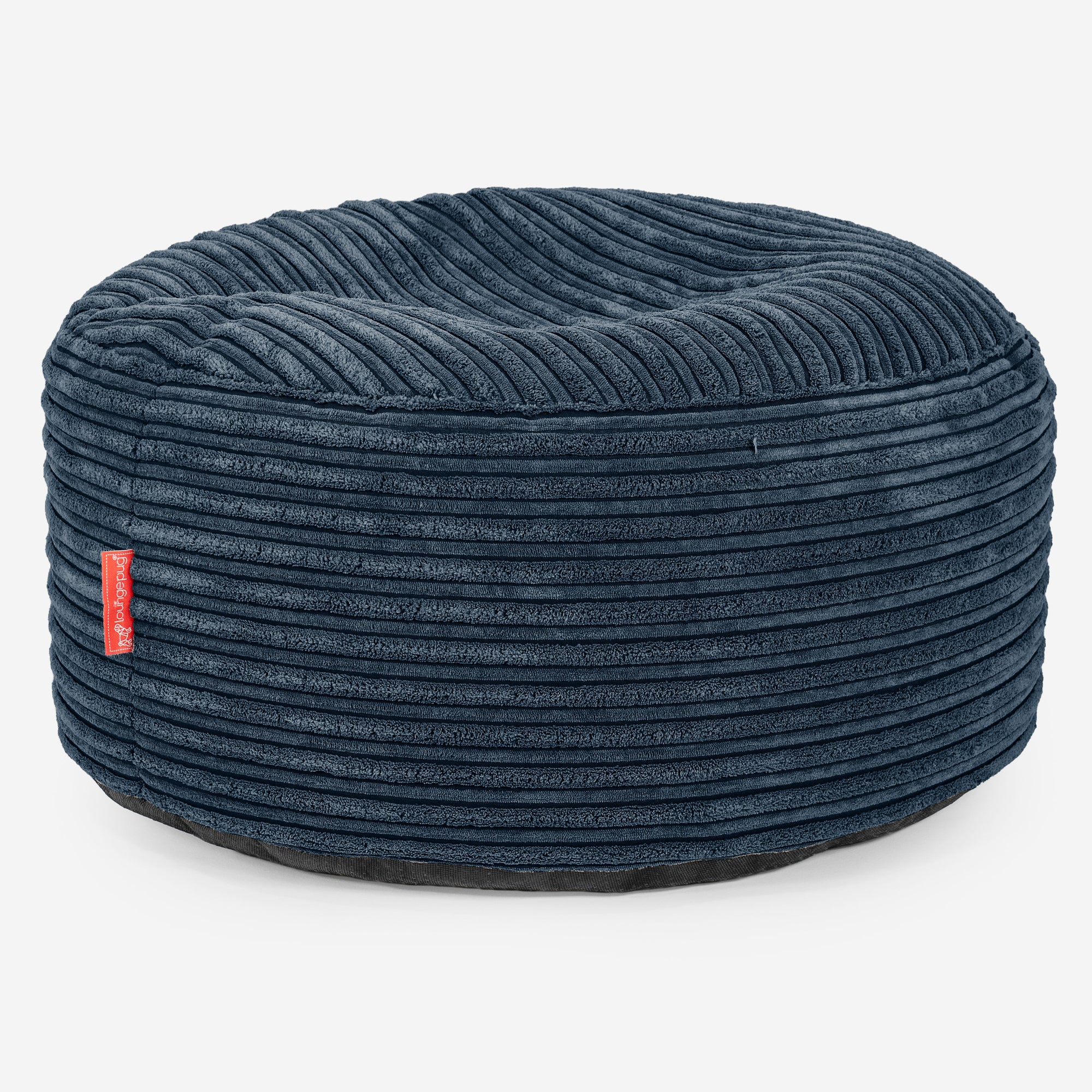 Sitzhocker mit Tablett - Cord Marineblau - Image 2