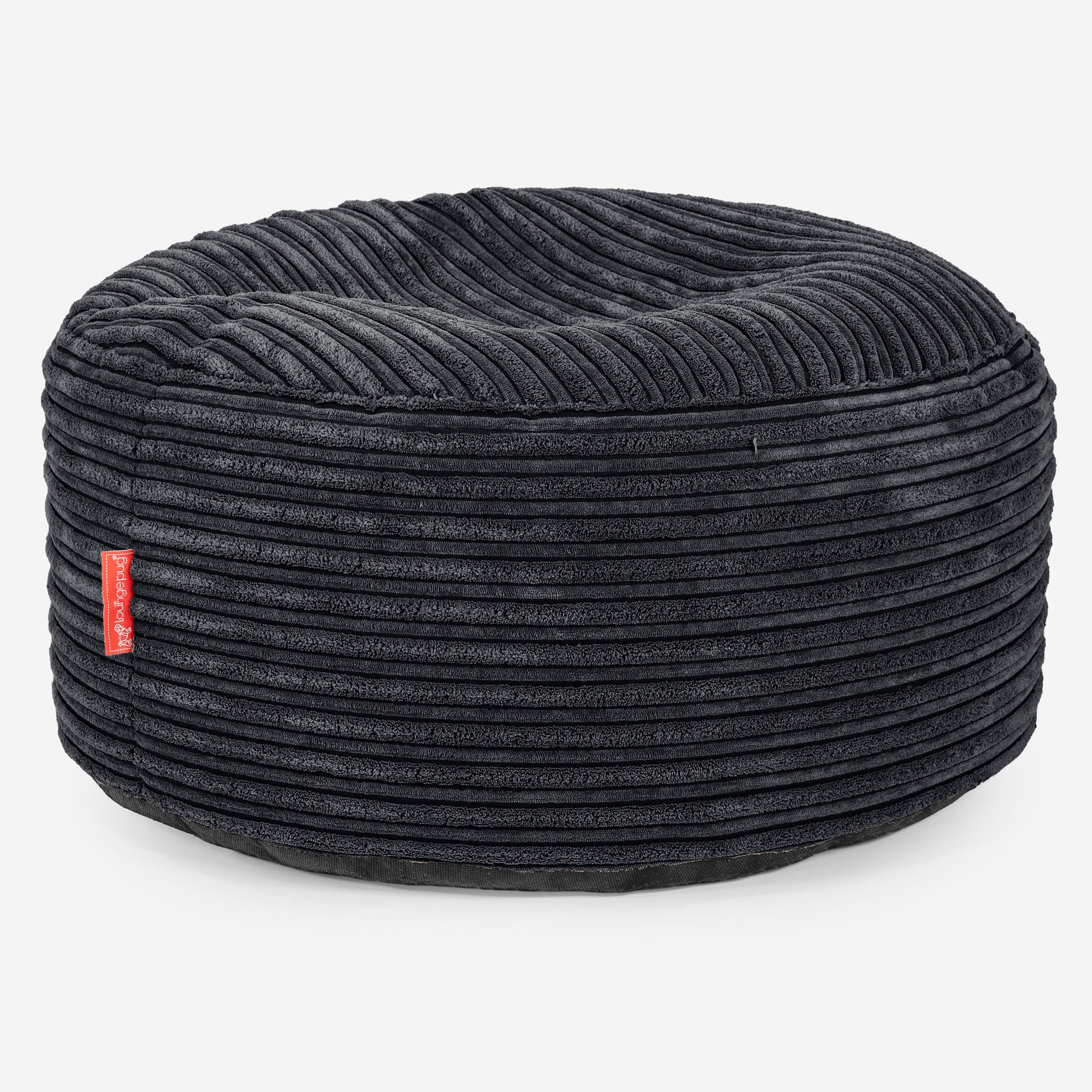 Sitzhocker mit Tablett - Cord Schwarz - Image 2