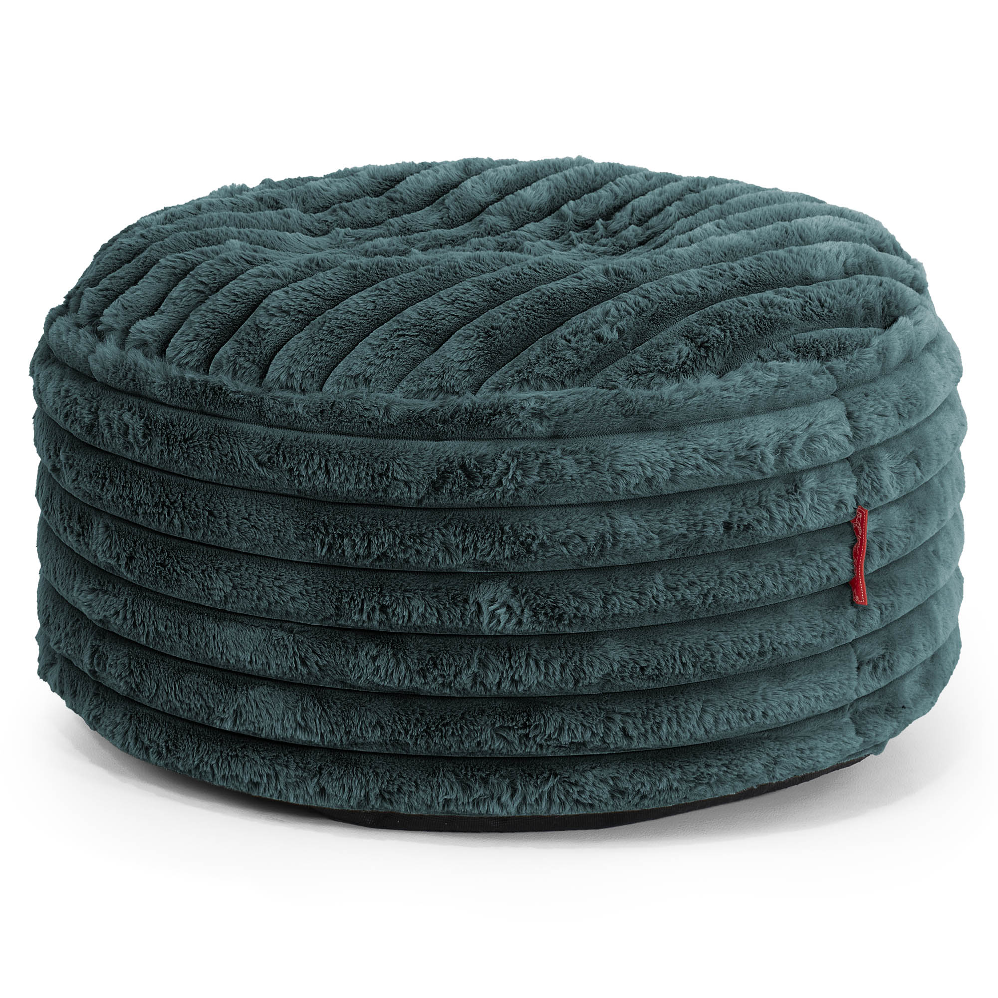 Sitzhocker mit Tablett - Ultra Plüsch Cord Blaugrün - Image 2