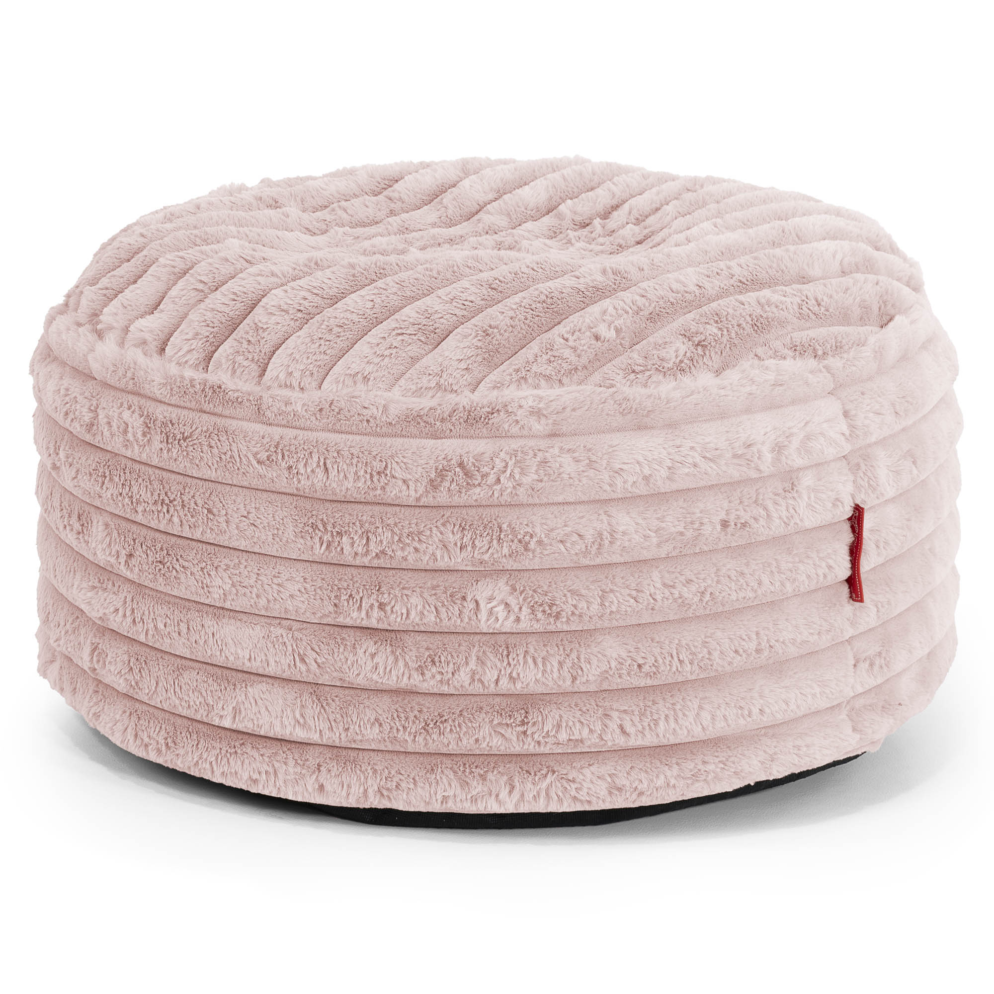 Sitzhocker mit Tablett - Ultra Plüsch Cord Pastellrosa - Image 2