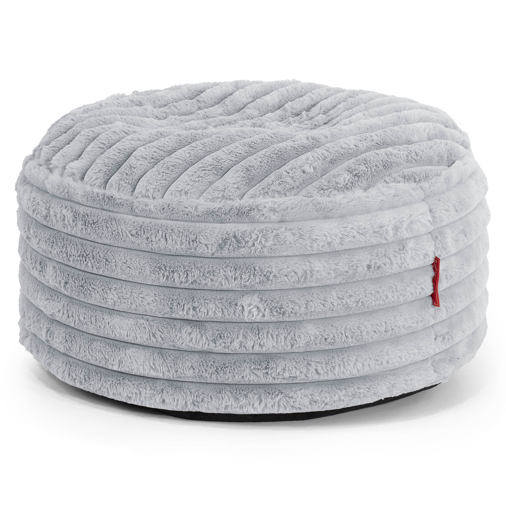 Sitzhocker mit Tablett - Ultra Plüsch Cord Taubenblau - Image 2