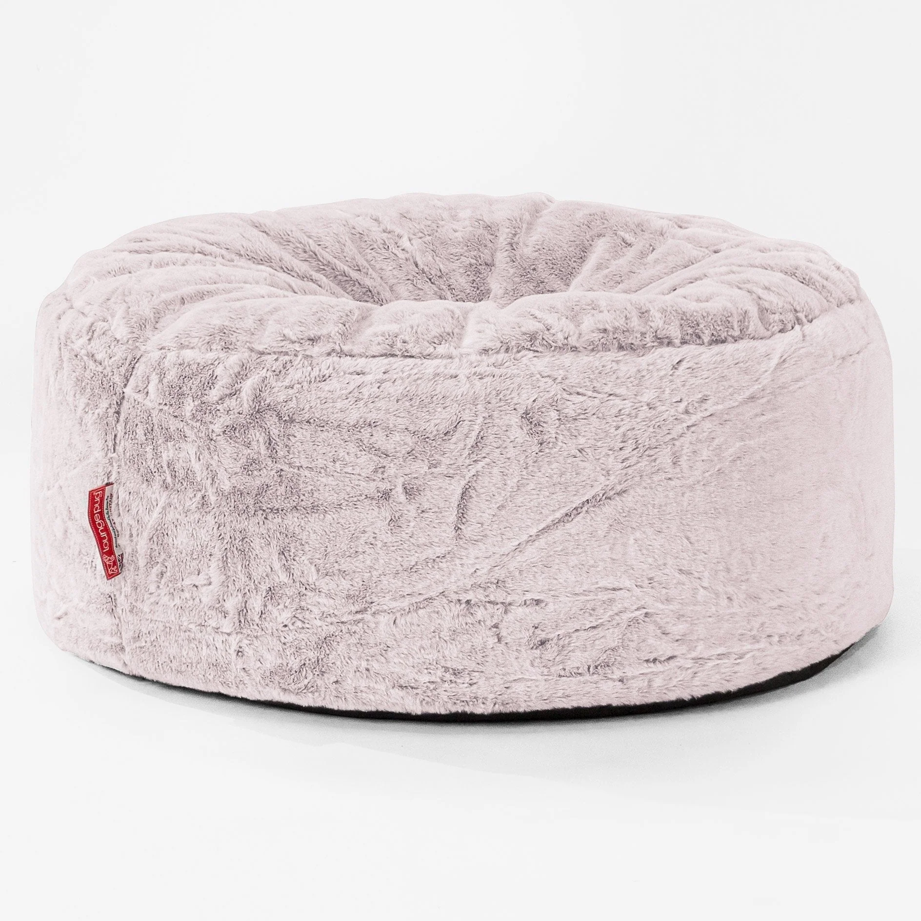 Sitzhocker Pouf Ersatz Bezug - Kaninchen Kunstfell - Image 2