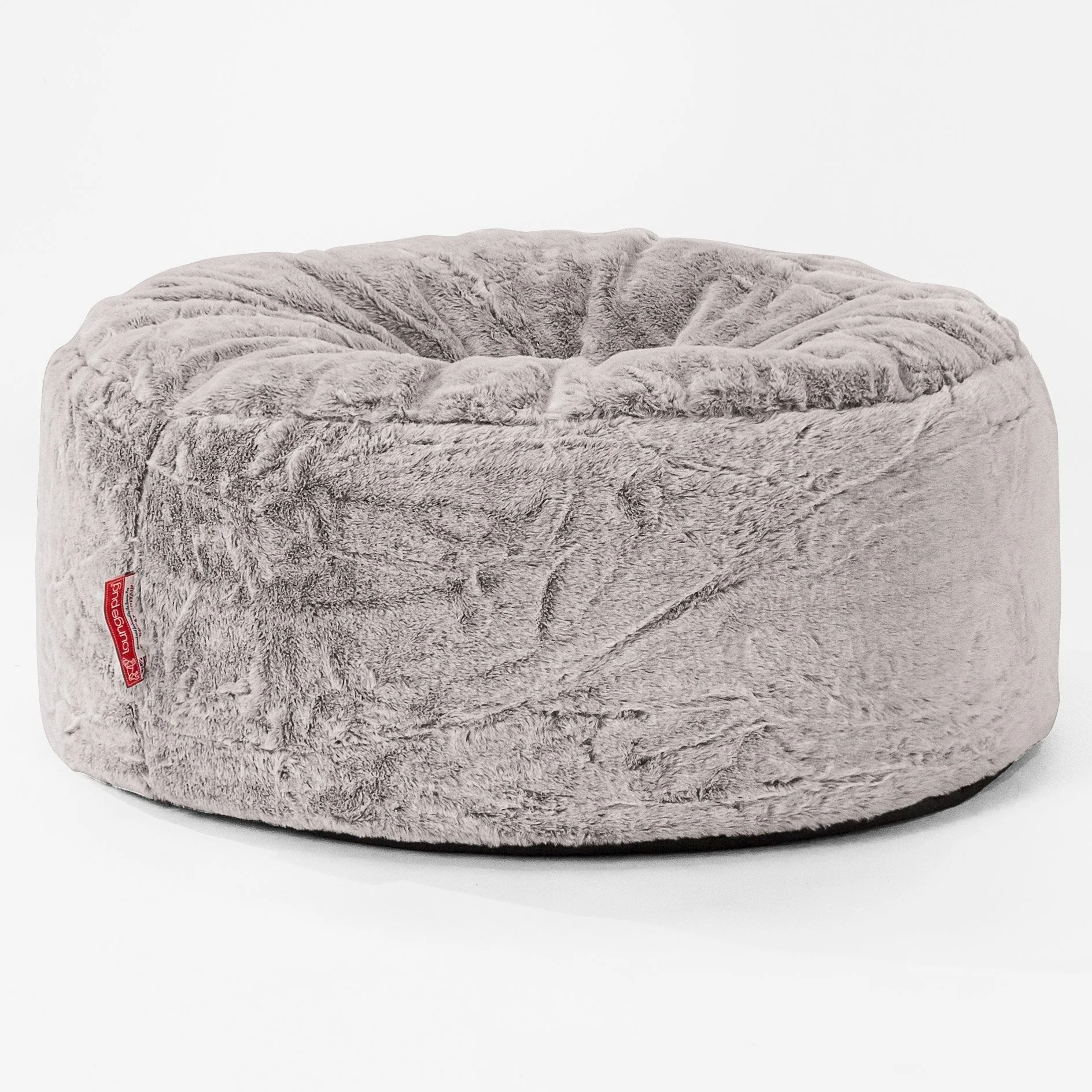 Sitzhocker Pouf Ersatz Bezug - Kaninchen Kunstfell - Image 4