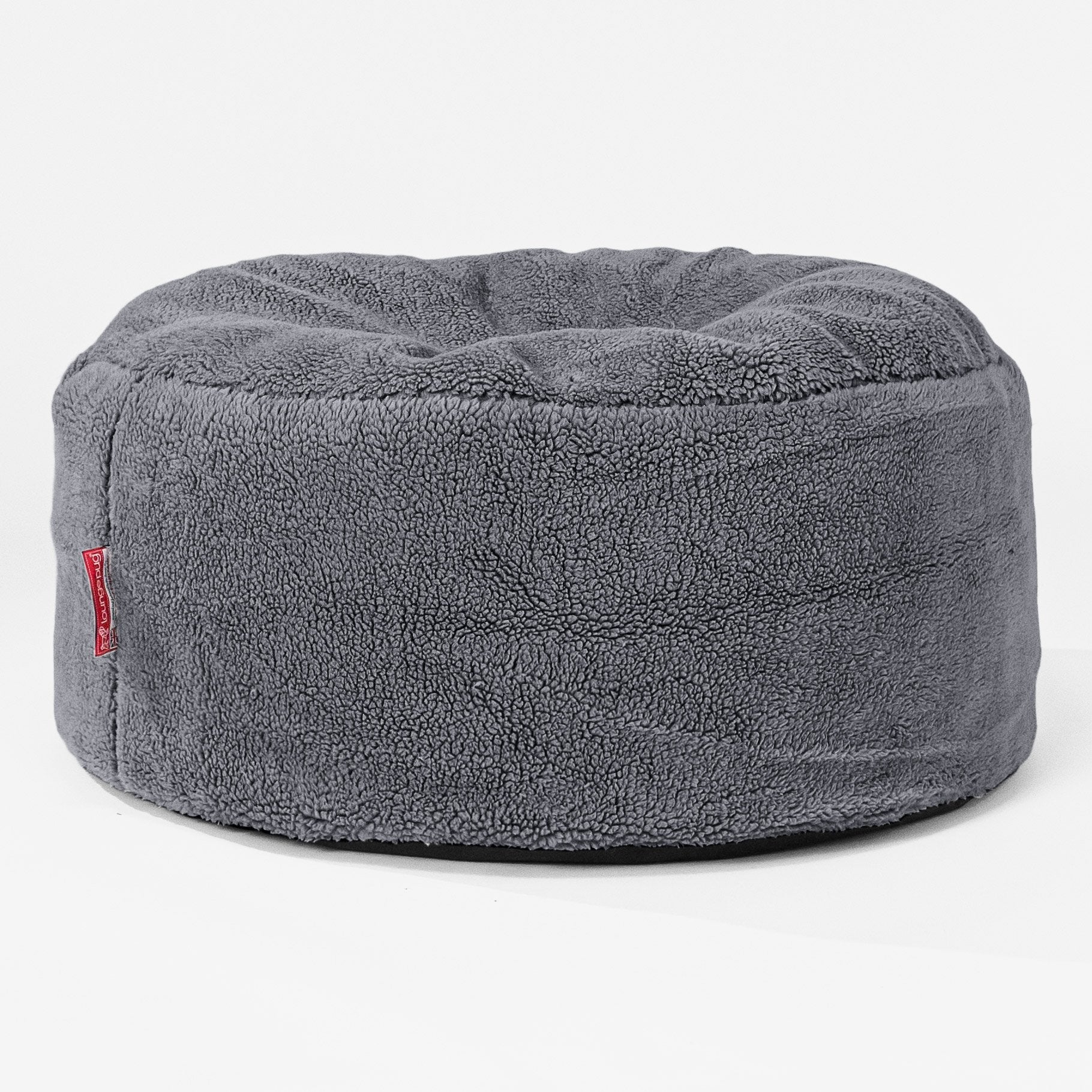 Sitzhocker Pouf Ersatz Bezug - Teddy Kunstfell - Image 2