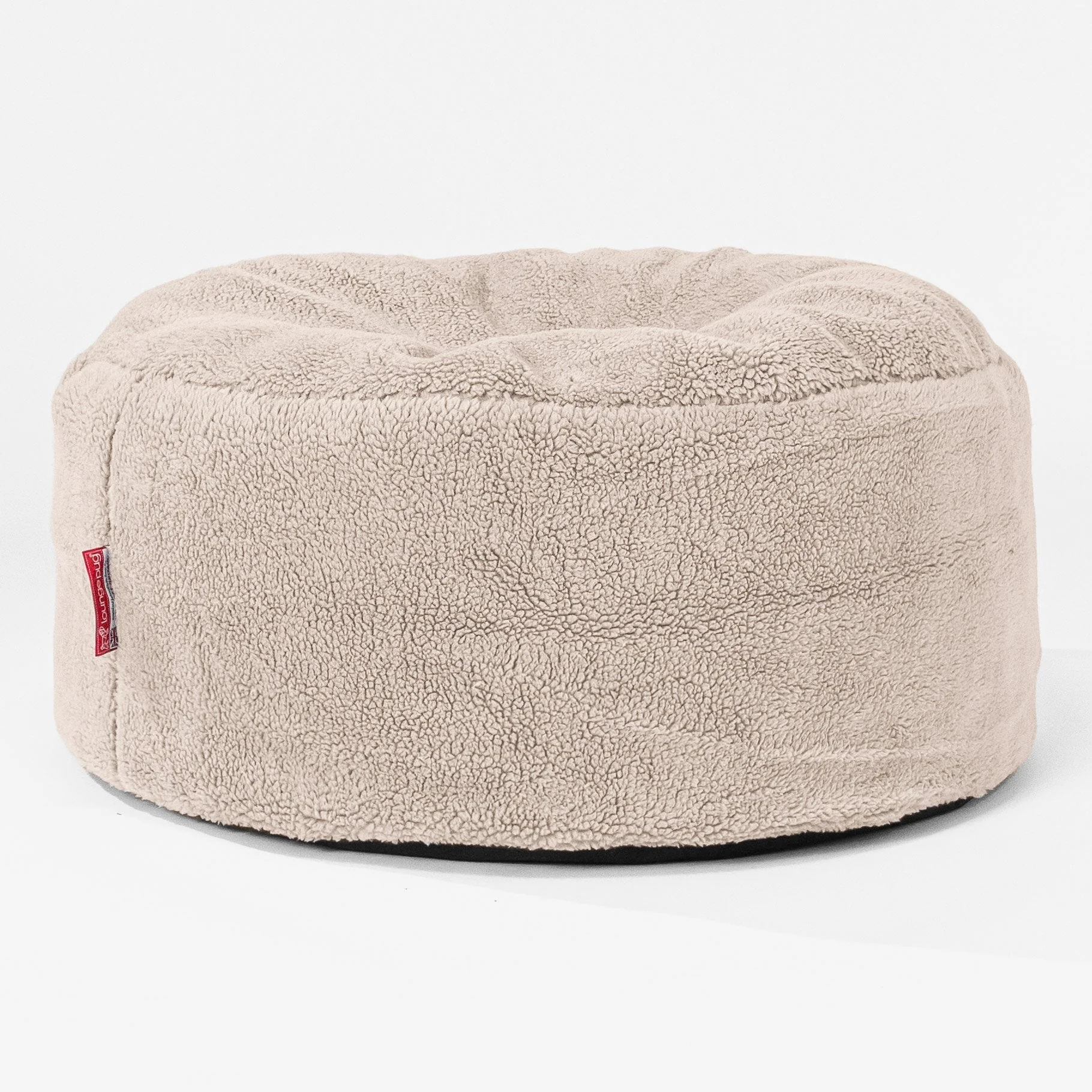 Sitzhocker Pouf Ersatz Bezug - Teddy Kunstfell - Image 4