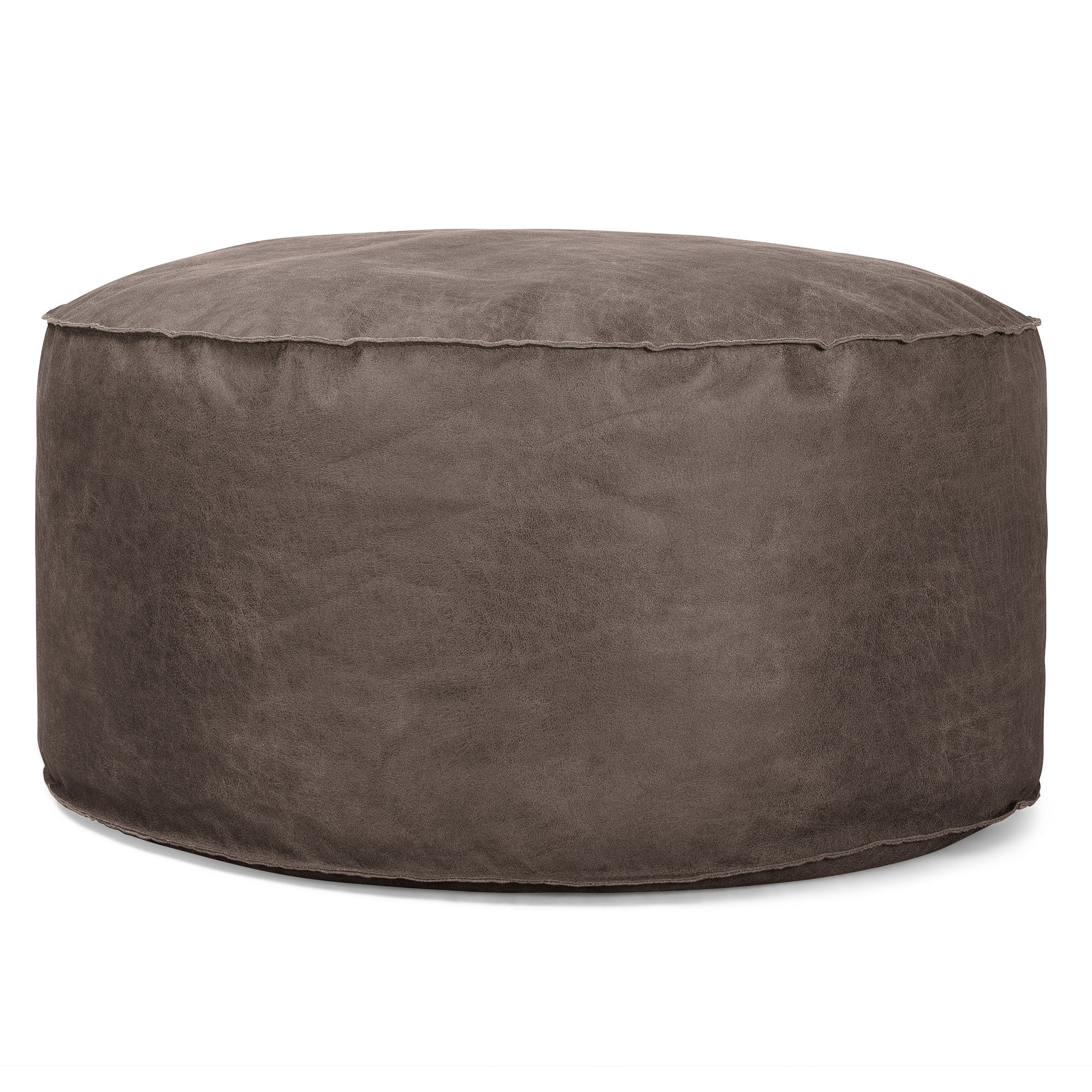 Sitzhocker Pouf Ersatz Bezug - Vintage Leder - Image 3