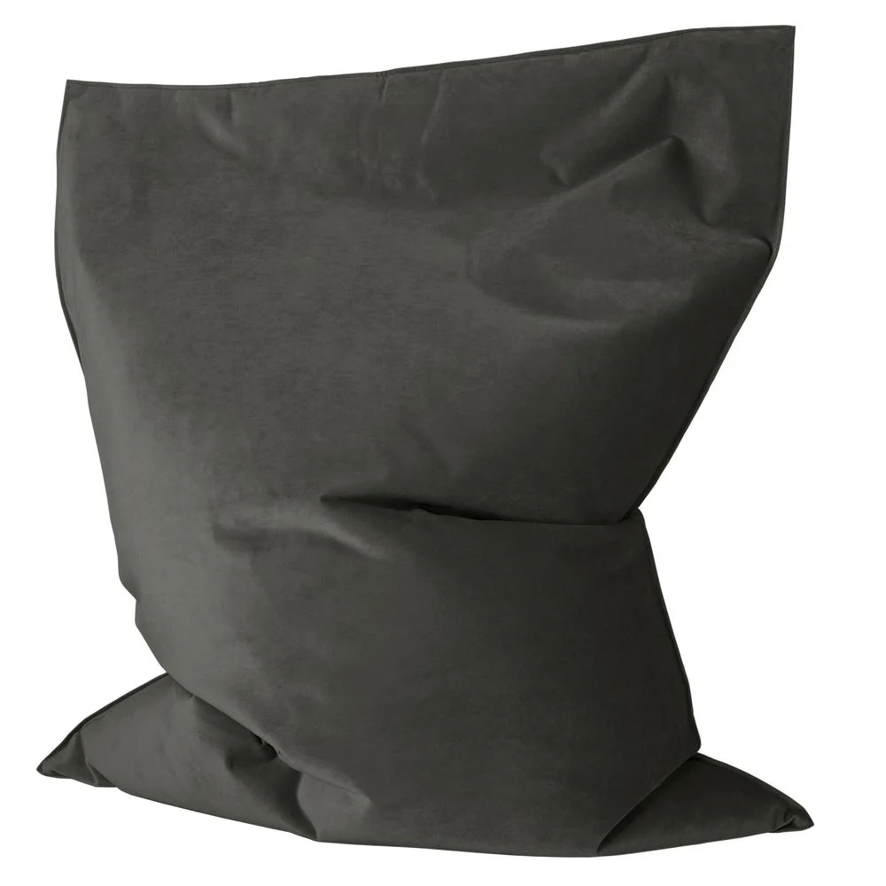 Sitzsack Kinder XL 2-14 jahren - Samt Schiefergrau - Image 3