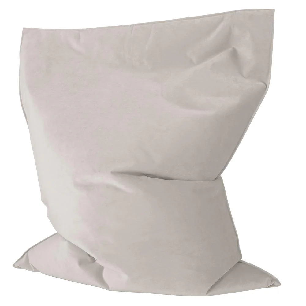 Sitzsack Kinder XL 2-14 jahren - Samt Silber - Image 3