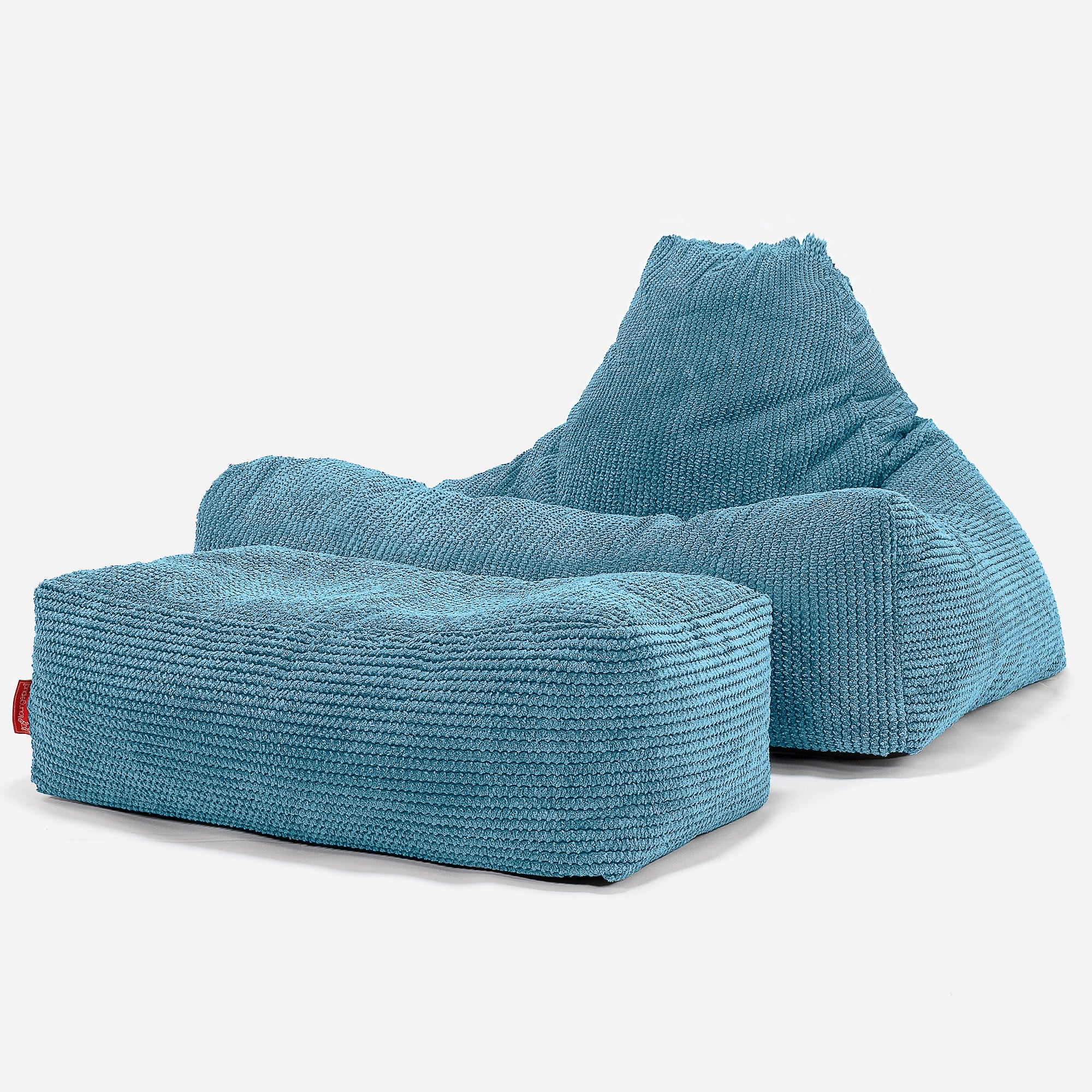 Sitzsack Lounge Sessel - Pom-Pom Türkis - Image 2