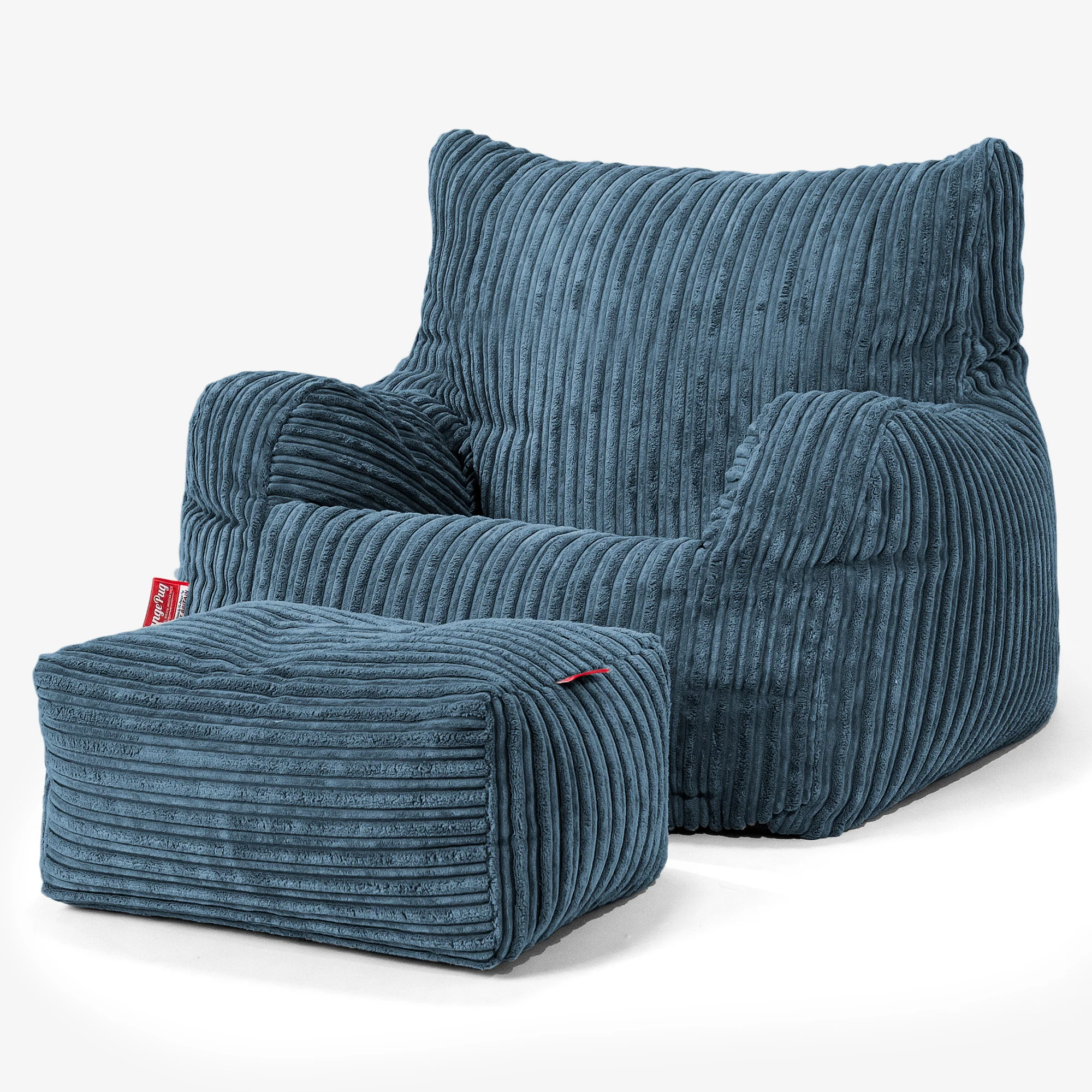 Josephine Sitzsack Ohrensessel - Cord Marineblau - Image 2