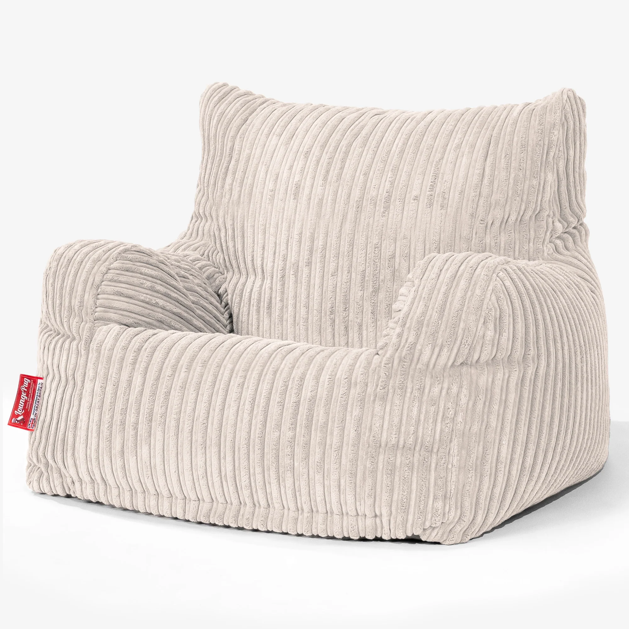 Sitzsack Sessel für Teenager 6-14 Jahre - Cord Elfenbein - Image 2