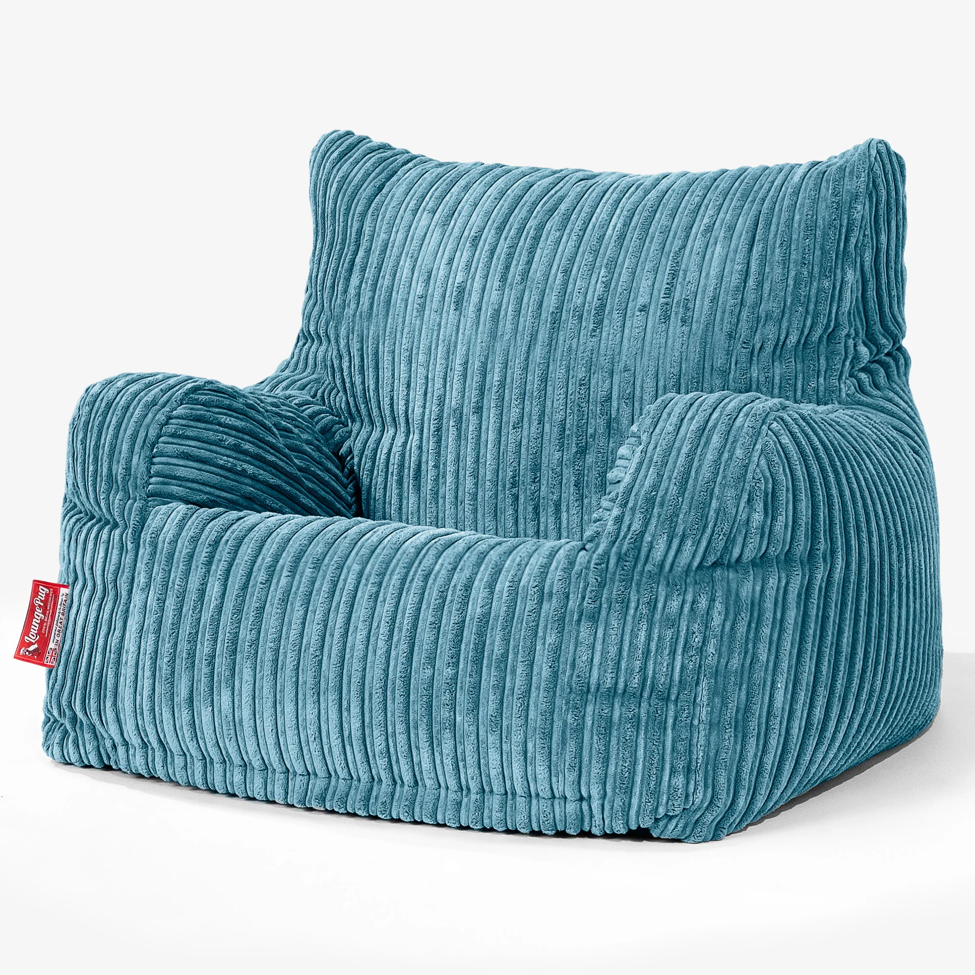 Sitzsack Sessel für Teenager 6-14 Jahre - Cord Türkis - Image 2