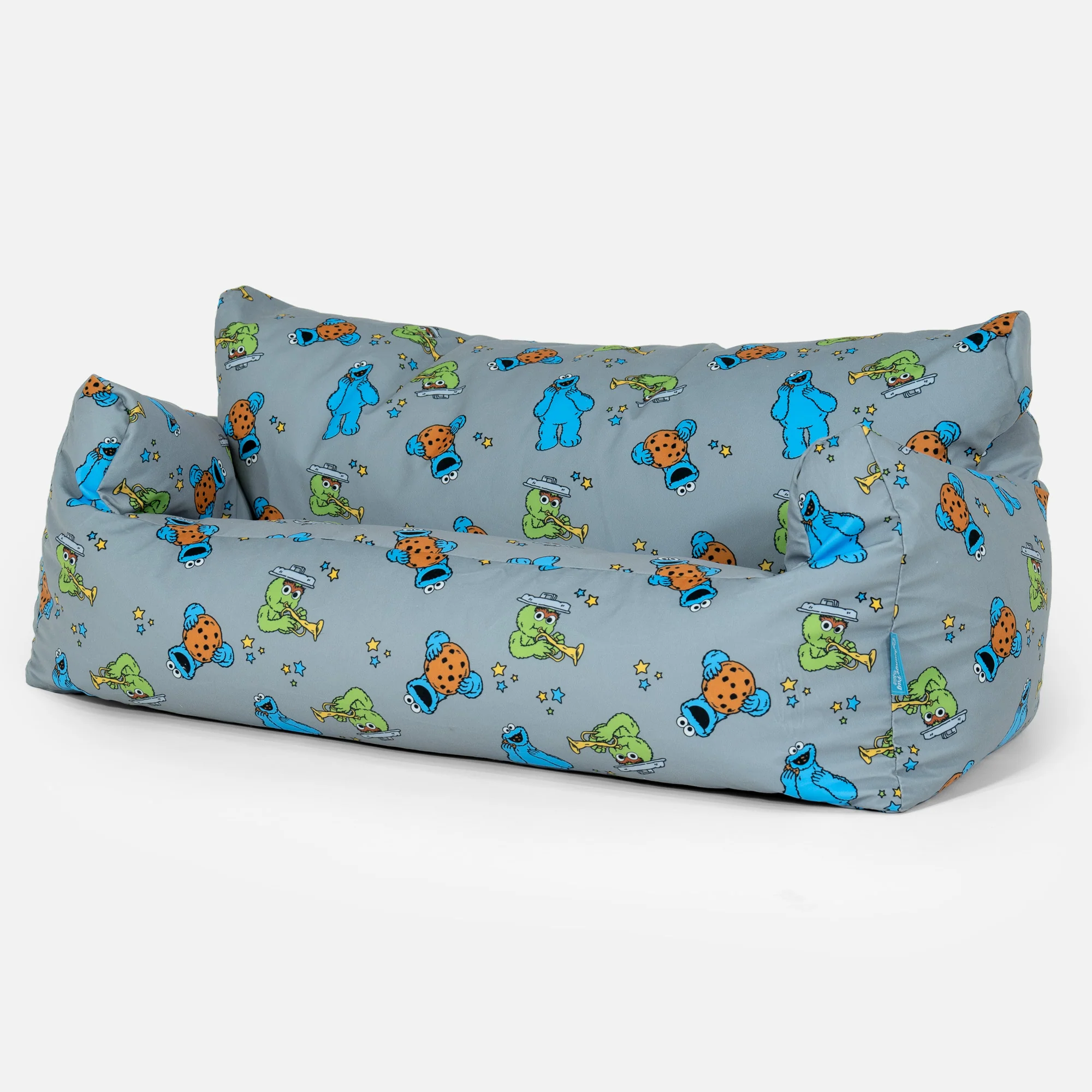 Sitzsack Sofa für Kinder 1-5 Jahre - Krümelmonster & Oskar der Griesgram - Image 2